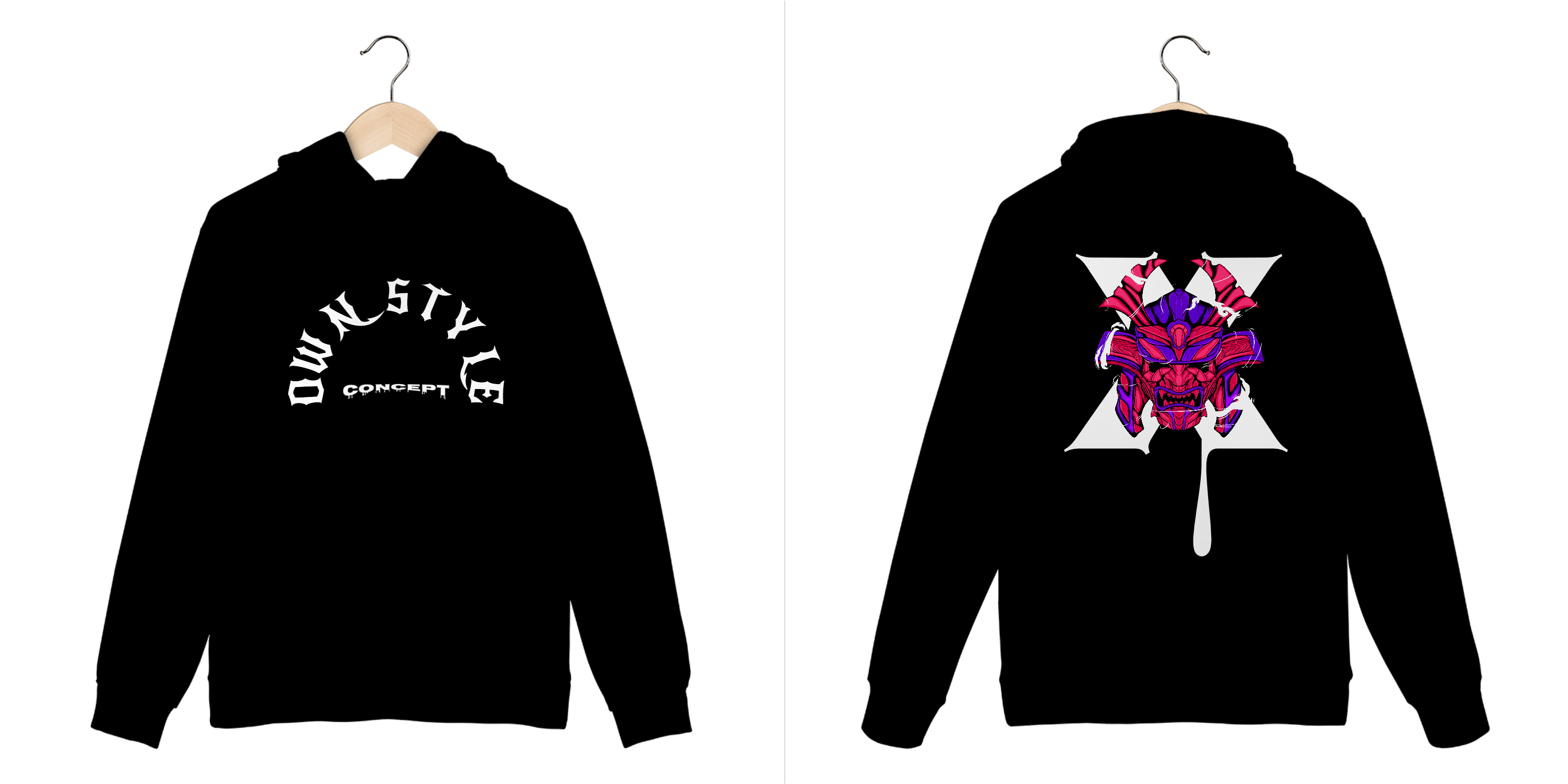 Nome do produto: Moletom Canguru Preto - Own Style Linha X