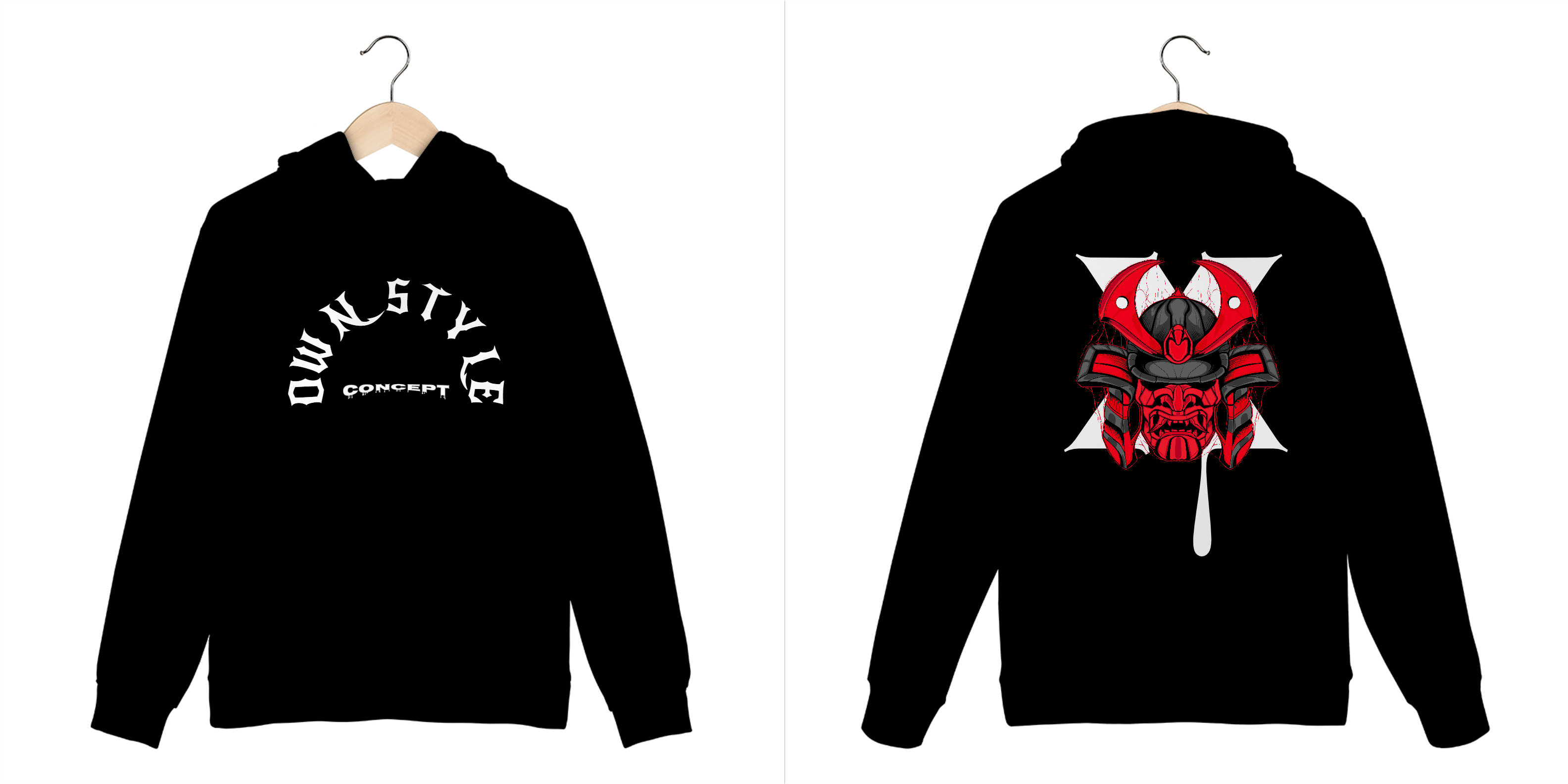 Nome do produto: Moletom Canguru Preto - Own Style Linha X