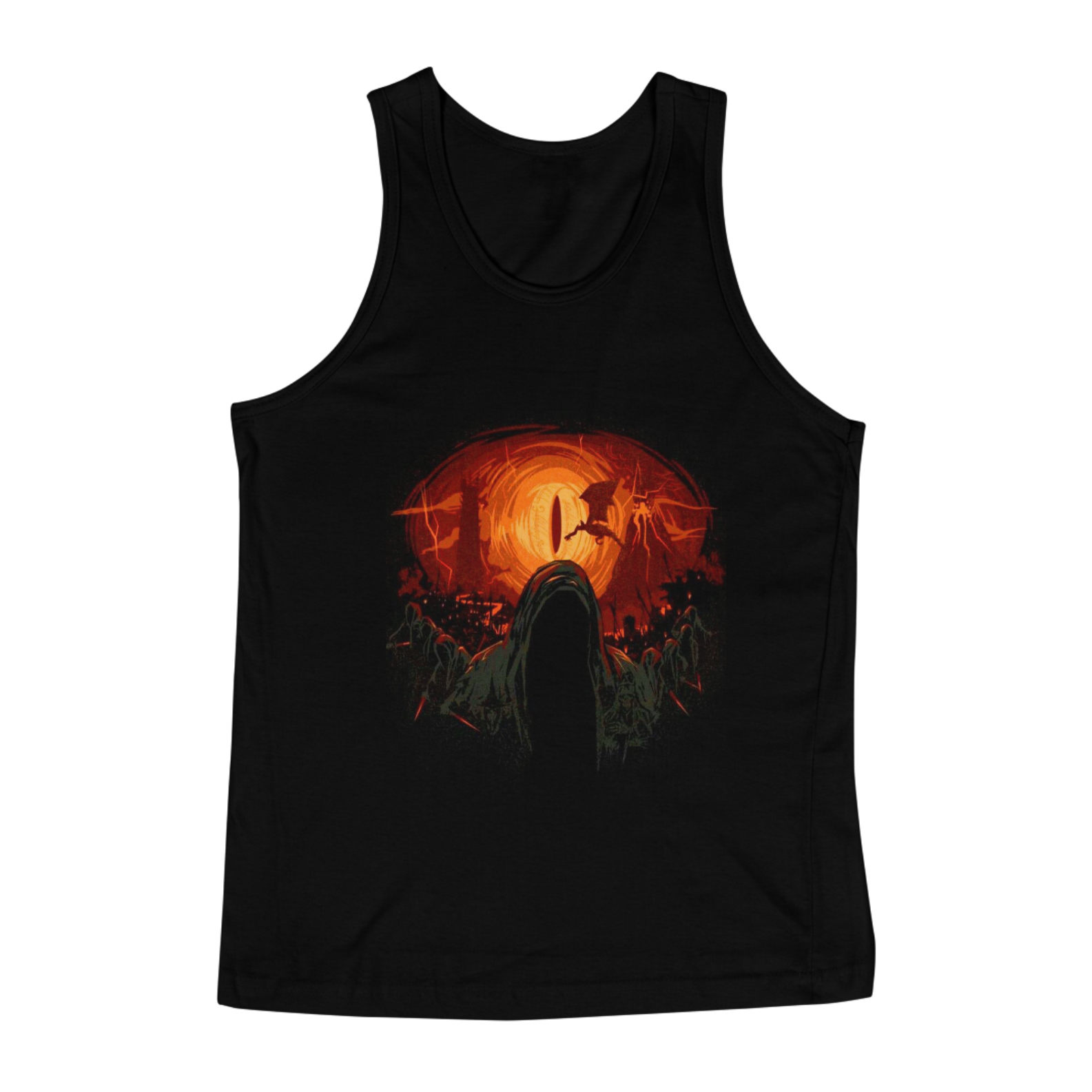 Nome do produto: Camiseta Senhor dos Anéis (O olho de Sauron)