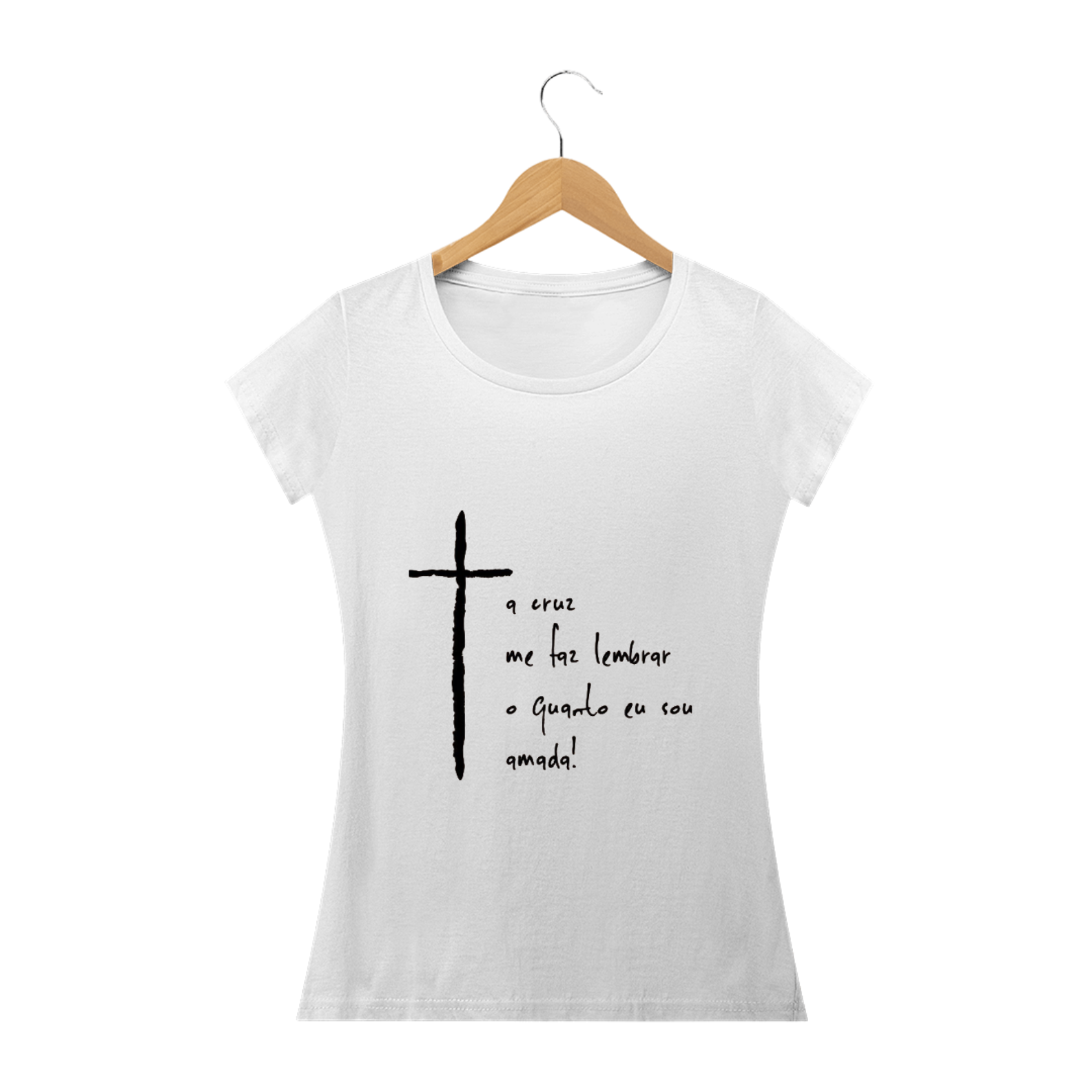 Nome do produto: Camisa cristã feminina 