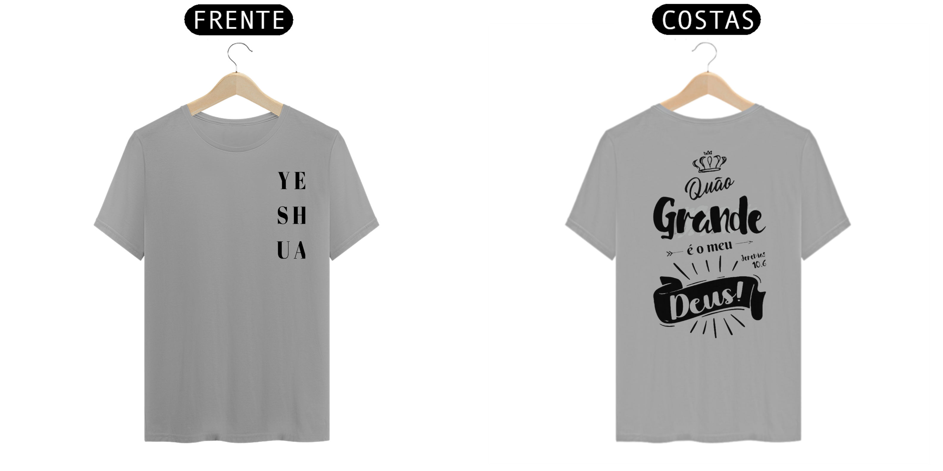 Nome do produto: Camisa cristã masculina