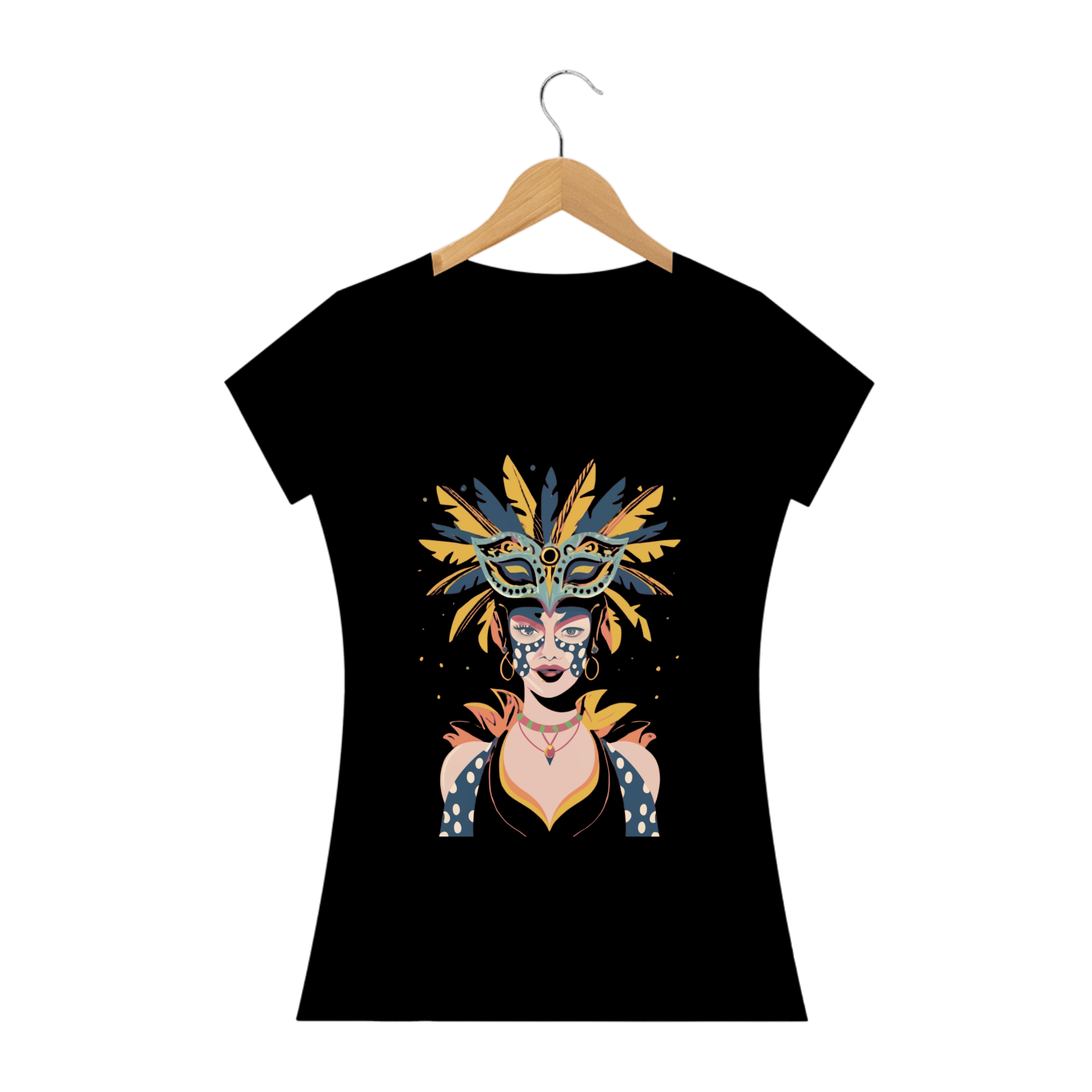 Nome do produto: Camiseta feminina Carnaval