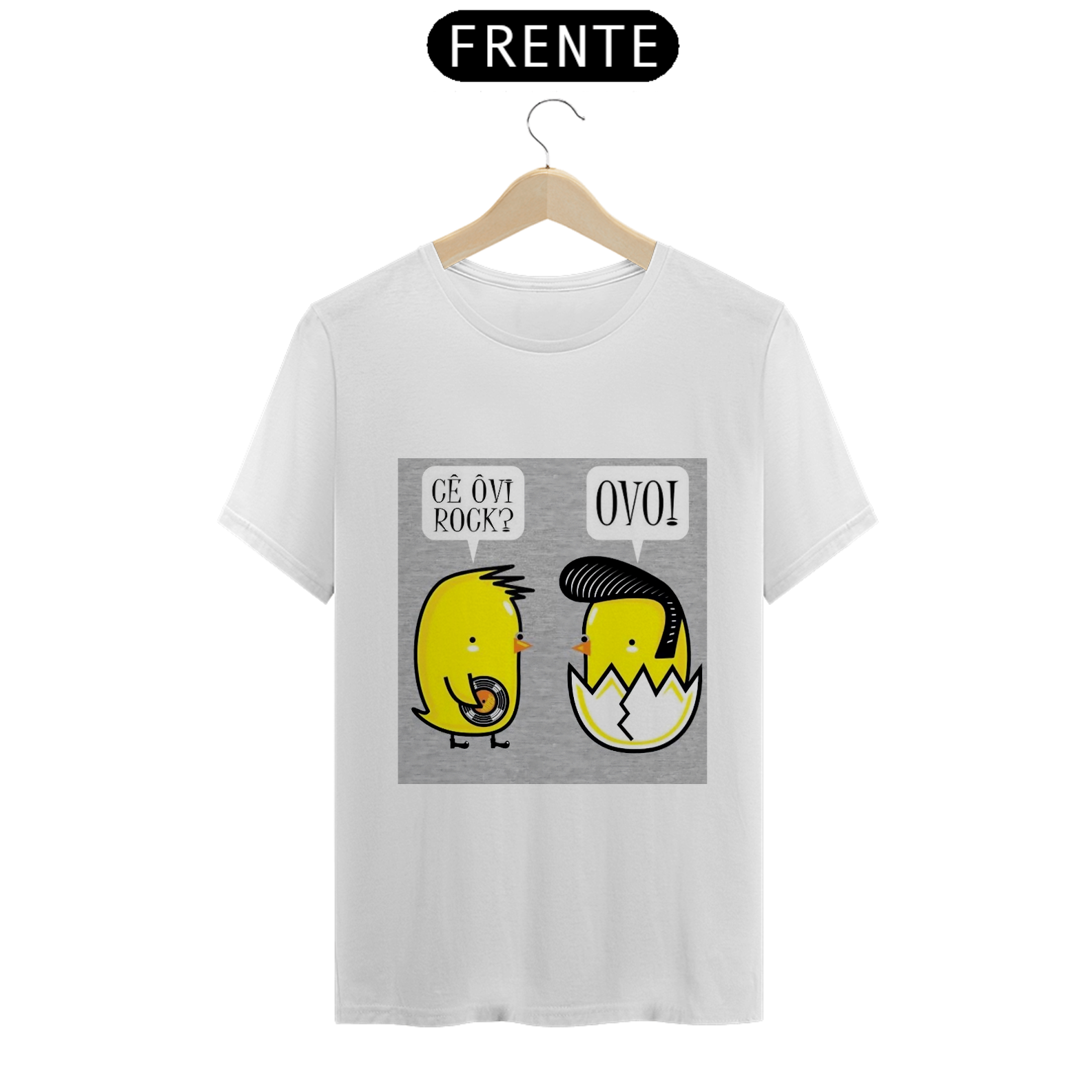 Nome do produto: Cê ôvi Rock? Ovo! 