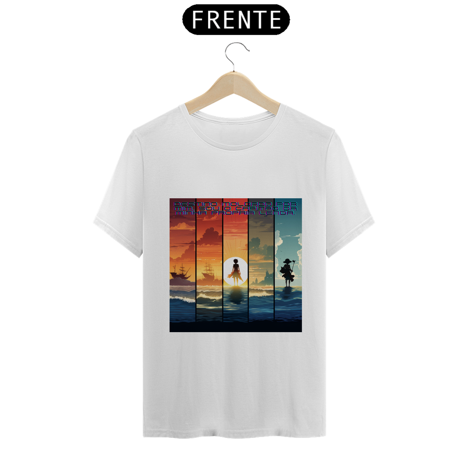 Nome do produto: Camiseta Masc. Destino de Poucos