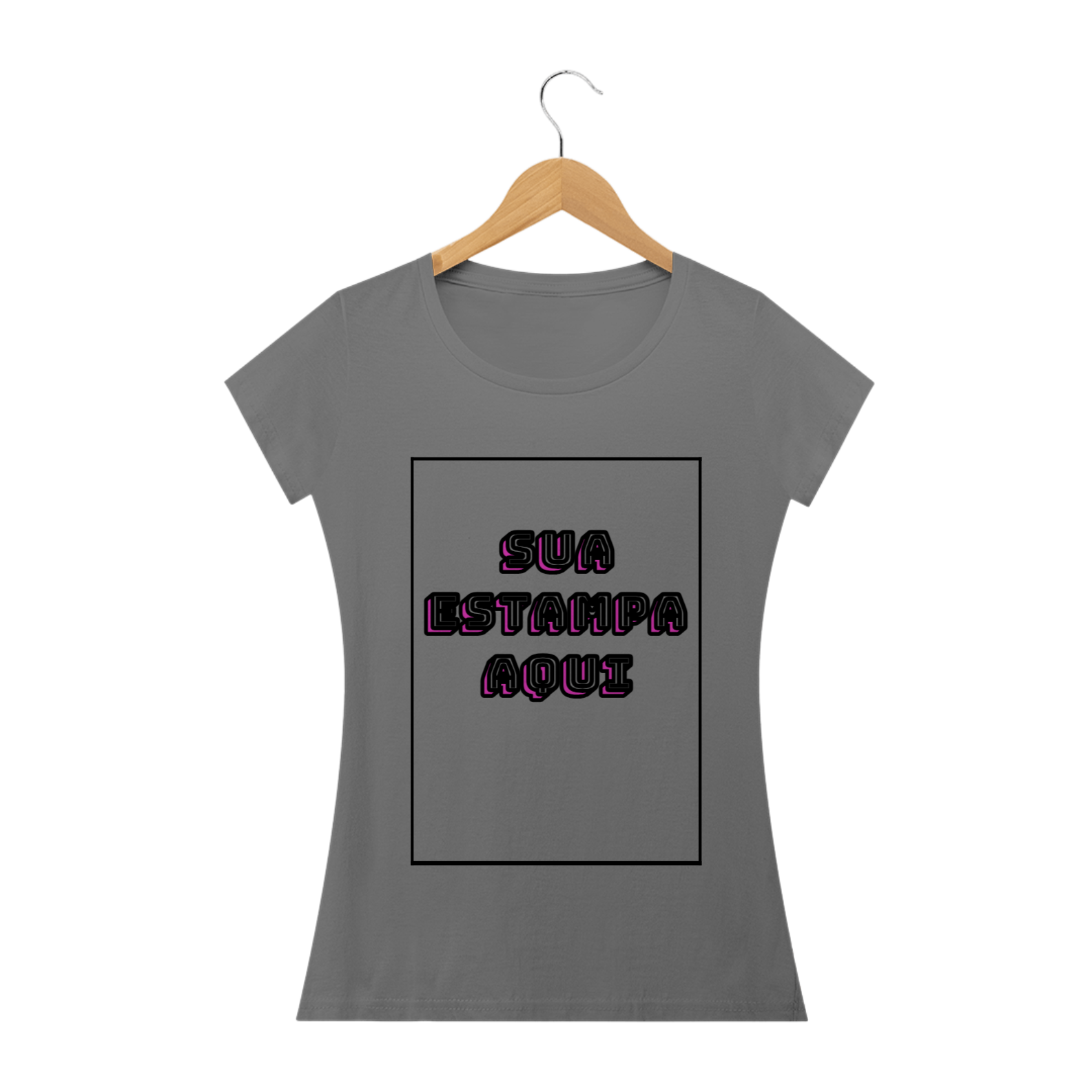 Nome do produto: 03 Camiseta Feminina Baby Long Estonada