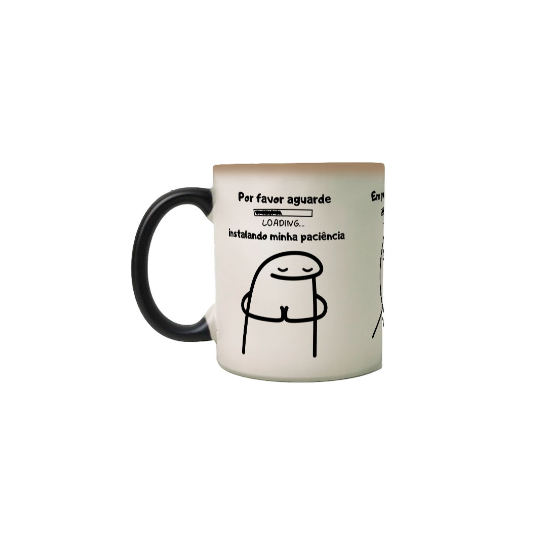 Nome do produto: Caneca Magica Carregando Paciência