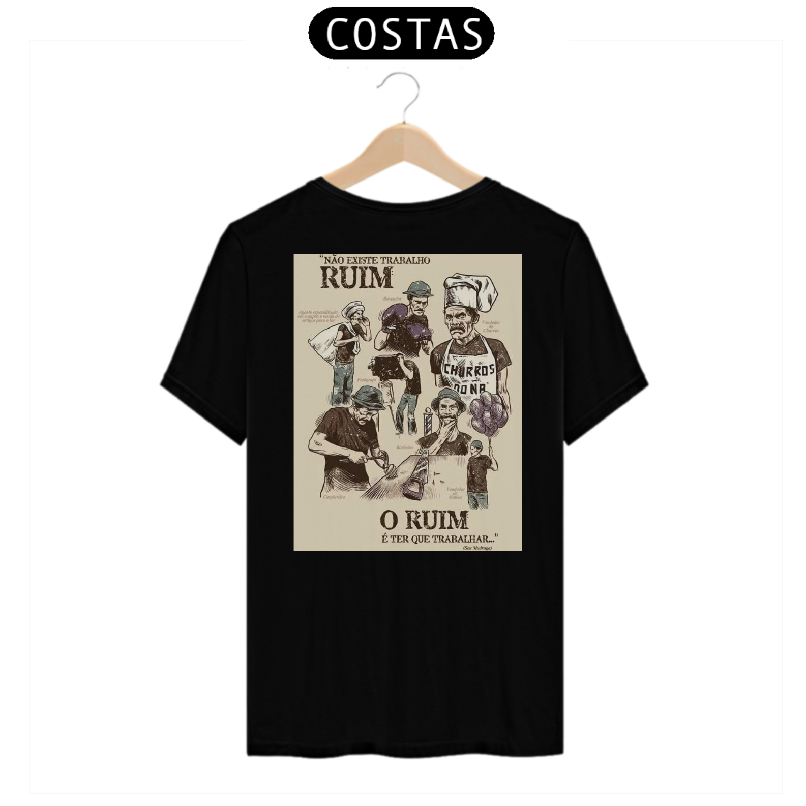 Nome do produto: T-shirt Seu Madruga 