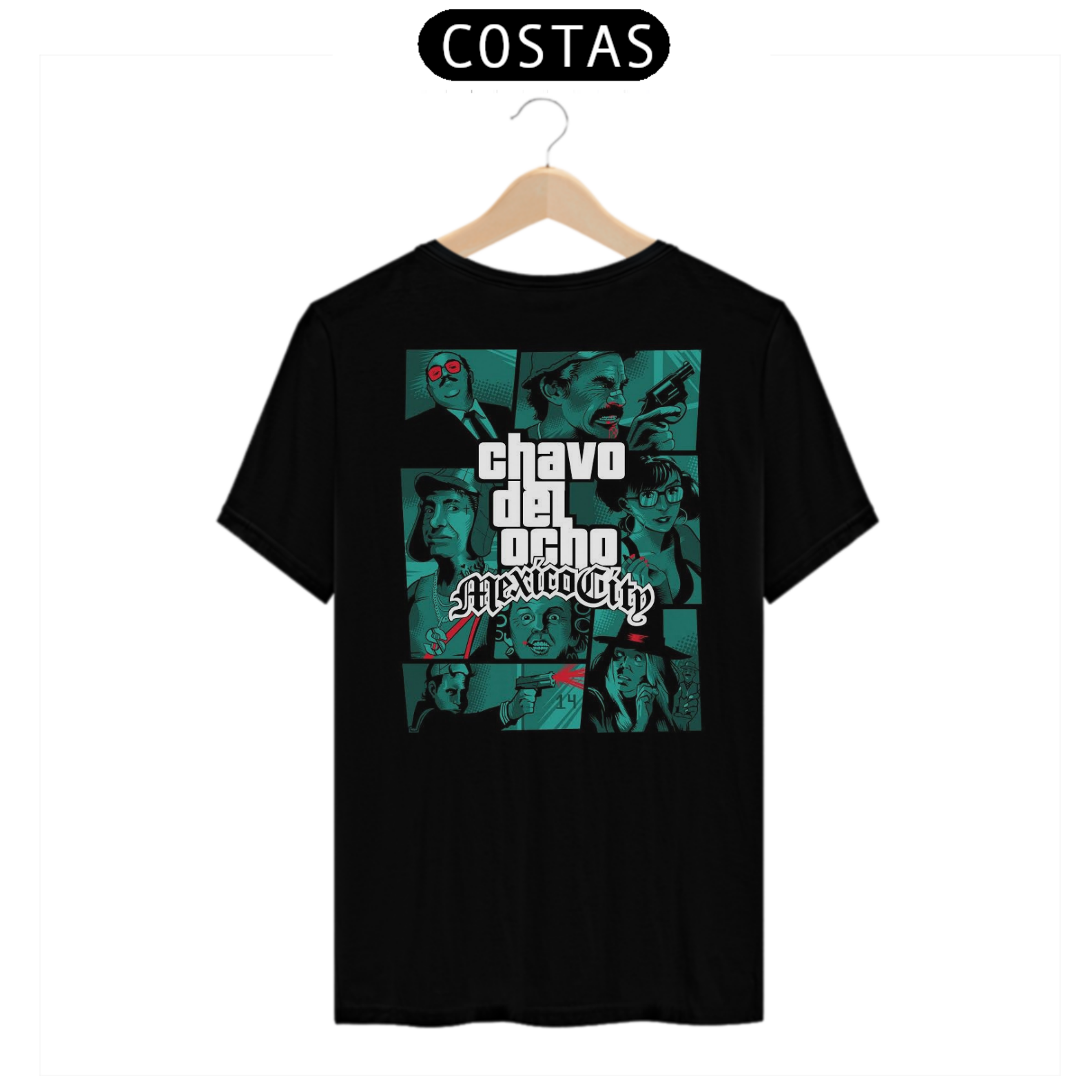 Nome do produto: T-shirt GTA El Chavo