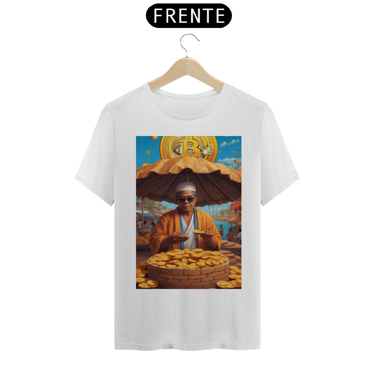 Nome do produto: CAMISA BITCOIN