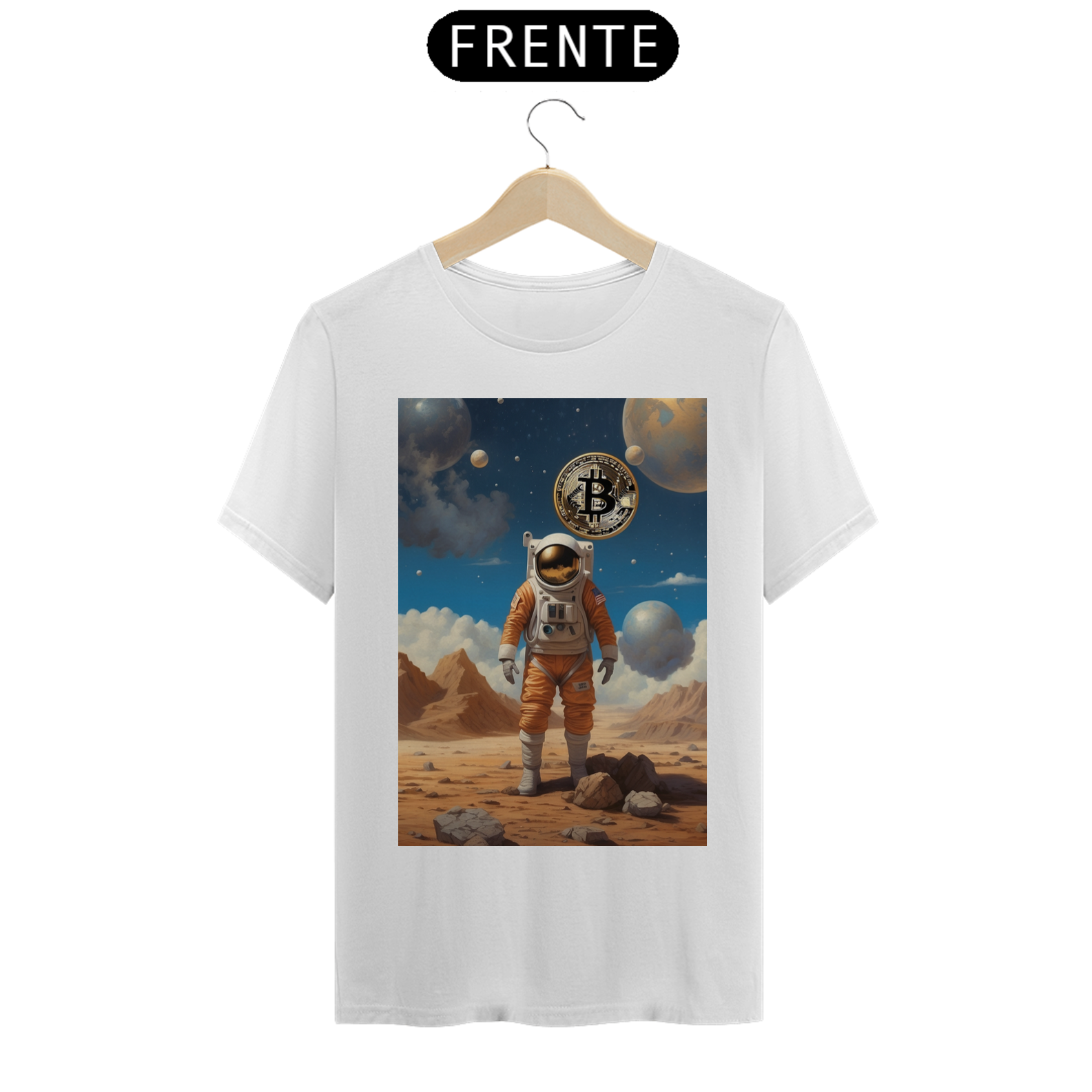Nome do produto: CAMISA BITCOIN