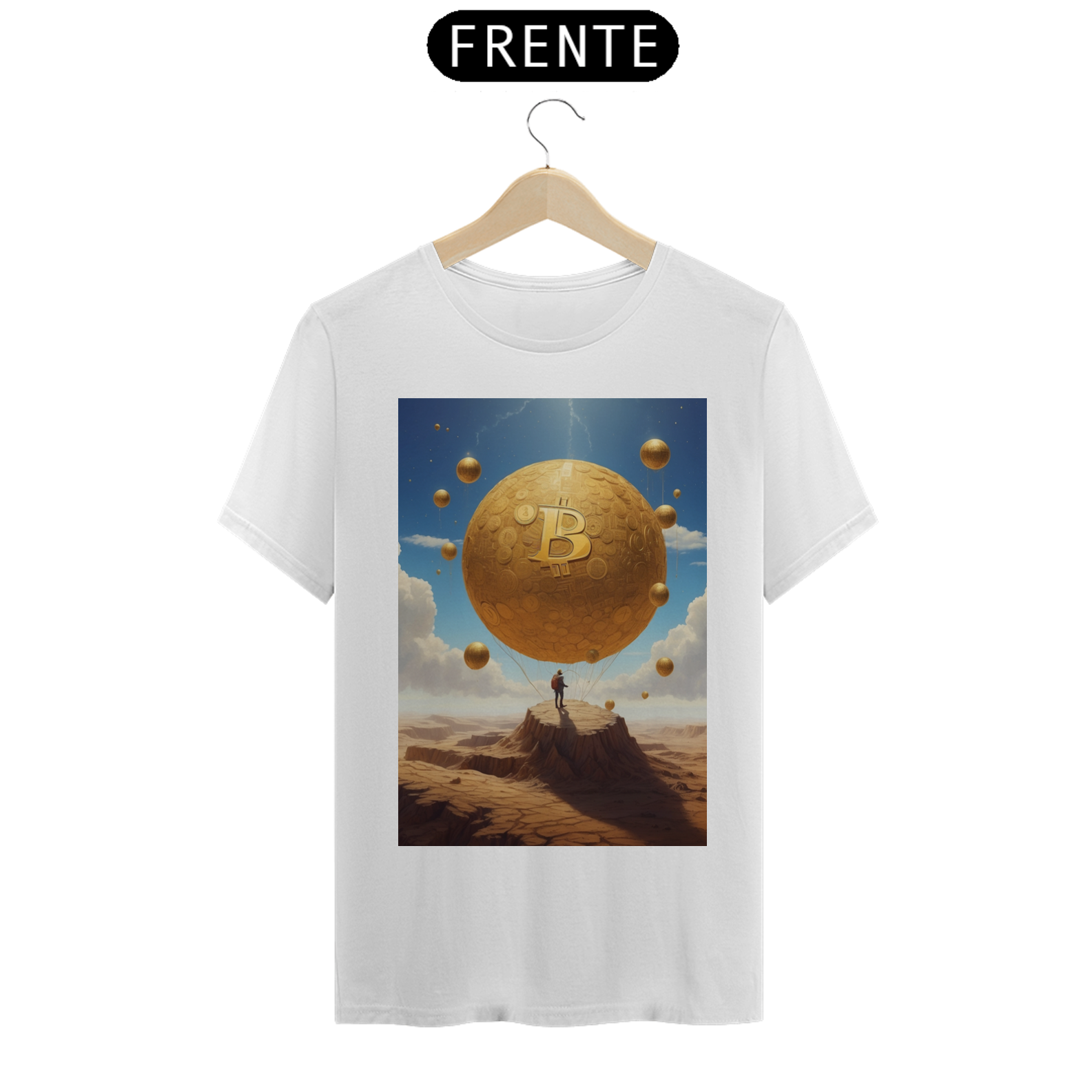 Nome do produto: CAMISA BITCOIN