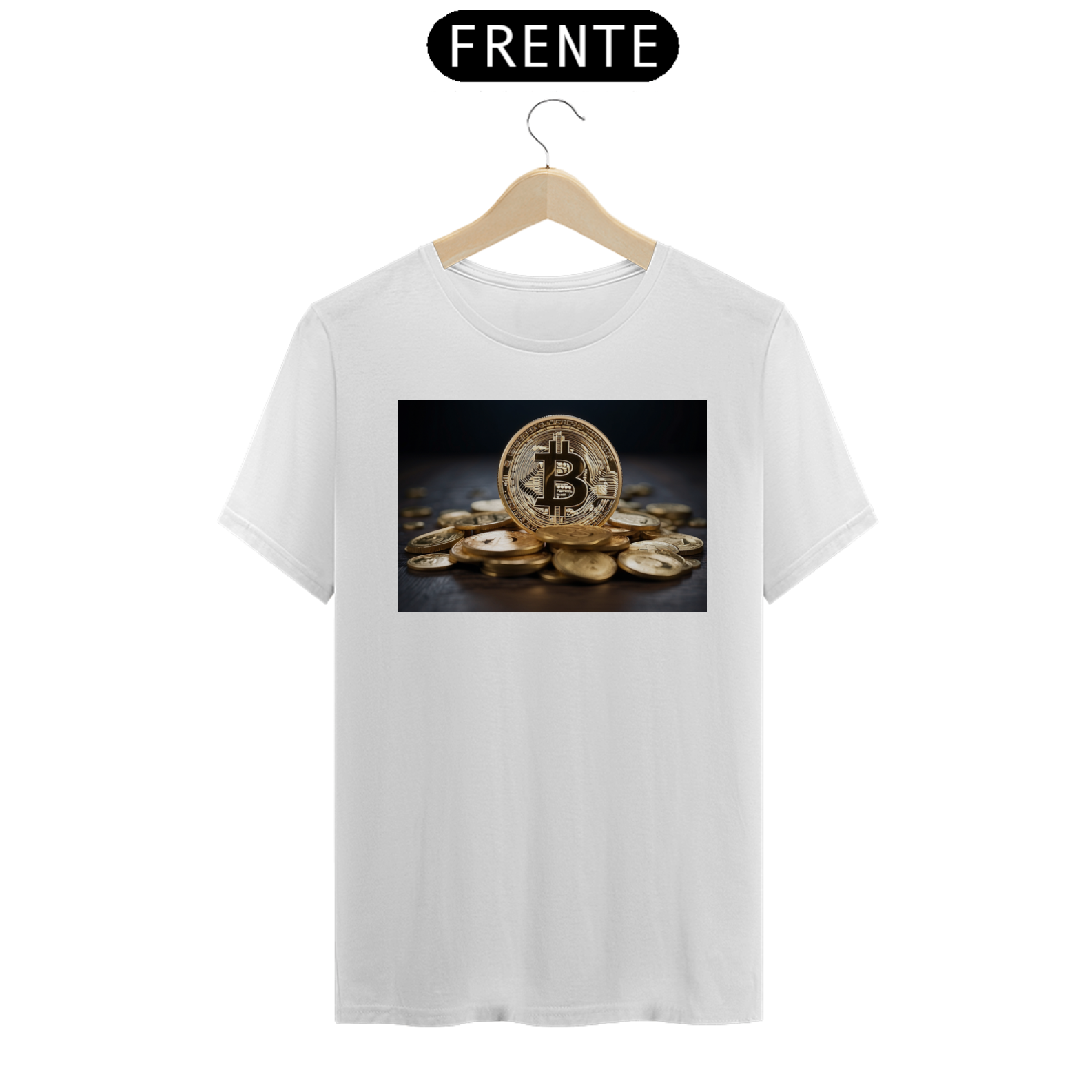Nome do produto: CAMISA BITCOIN