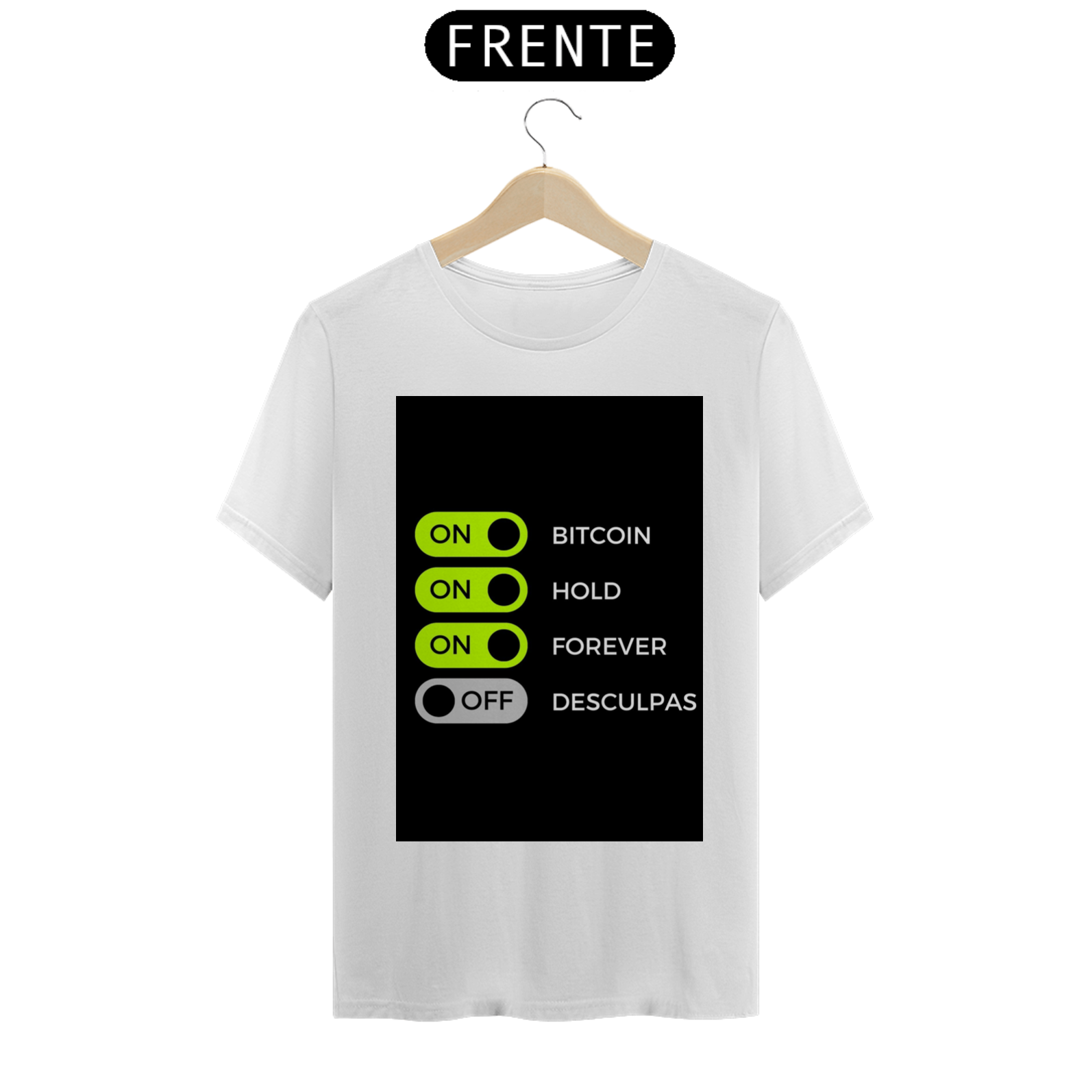 Nome do produto: CAMISA BITCOIN