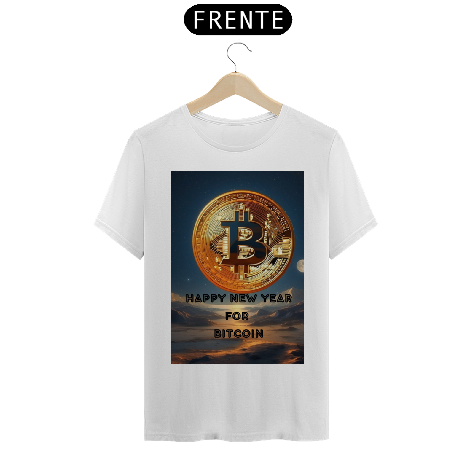 Nome do produto: CAMISA BITCOIN