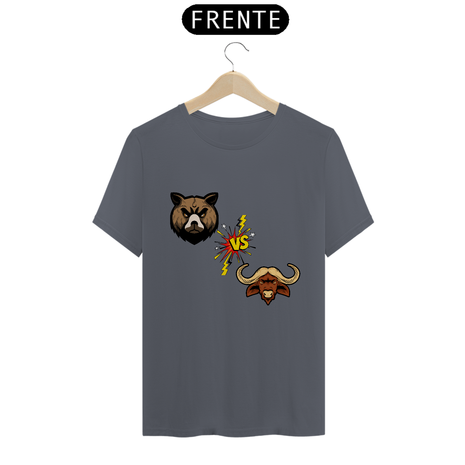 Nome do produto: Camiseta Urso vs Touro Oficial