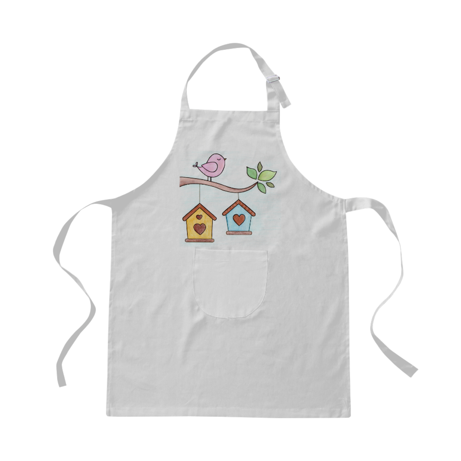 Nome do produto: Avental para presentear Passarinho