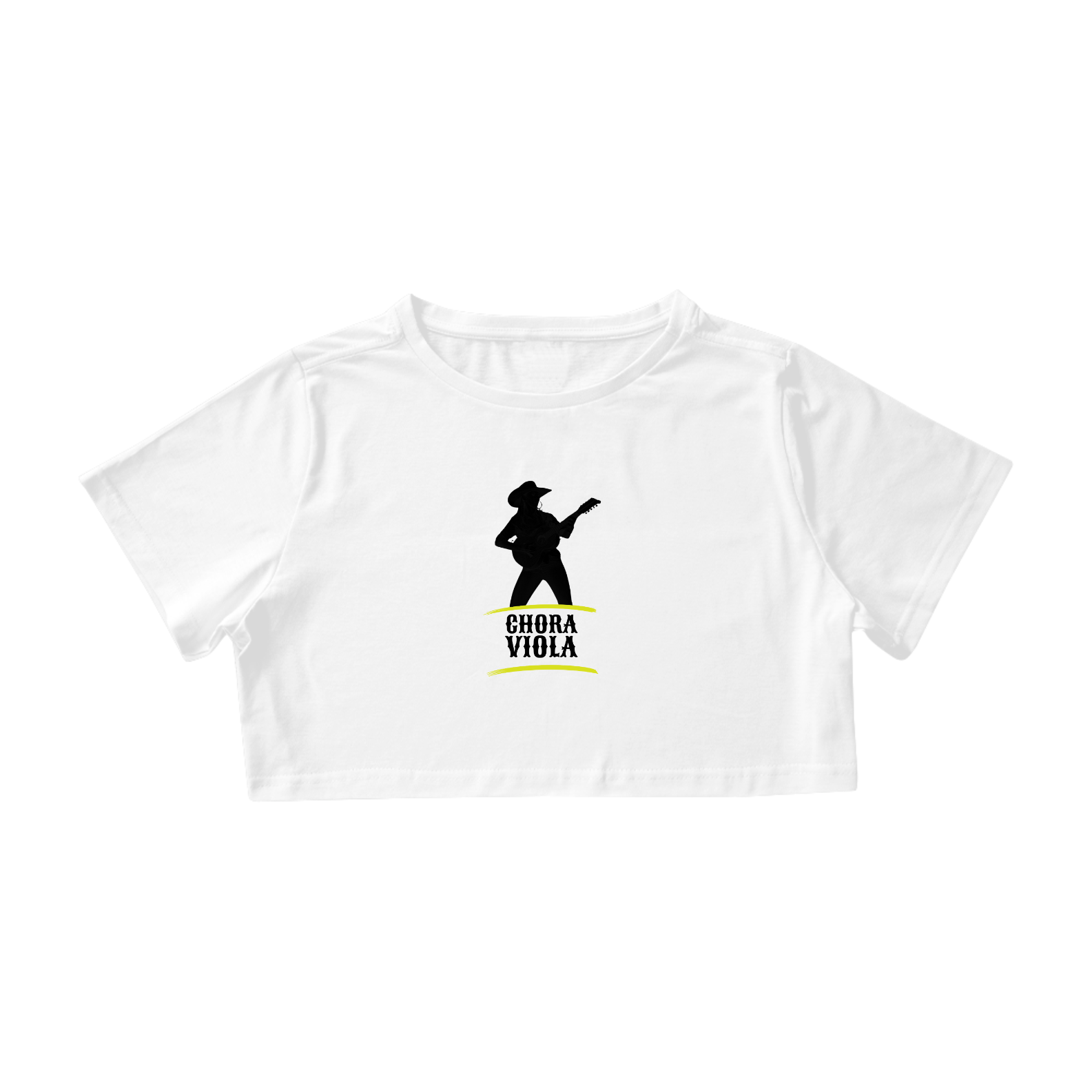 Nome do produto: Camisa Cropped / Chora Viola