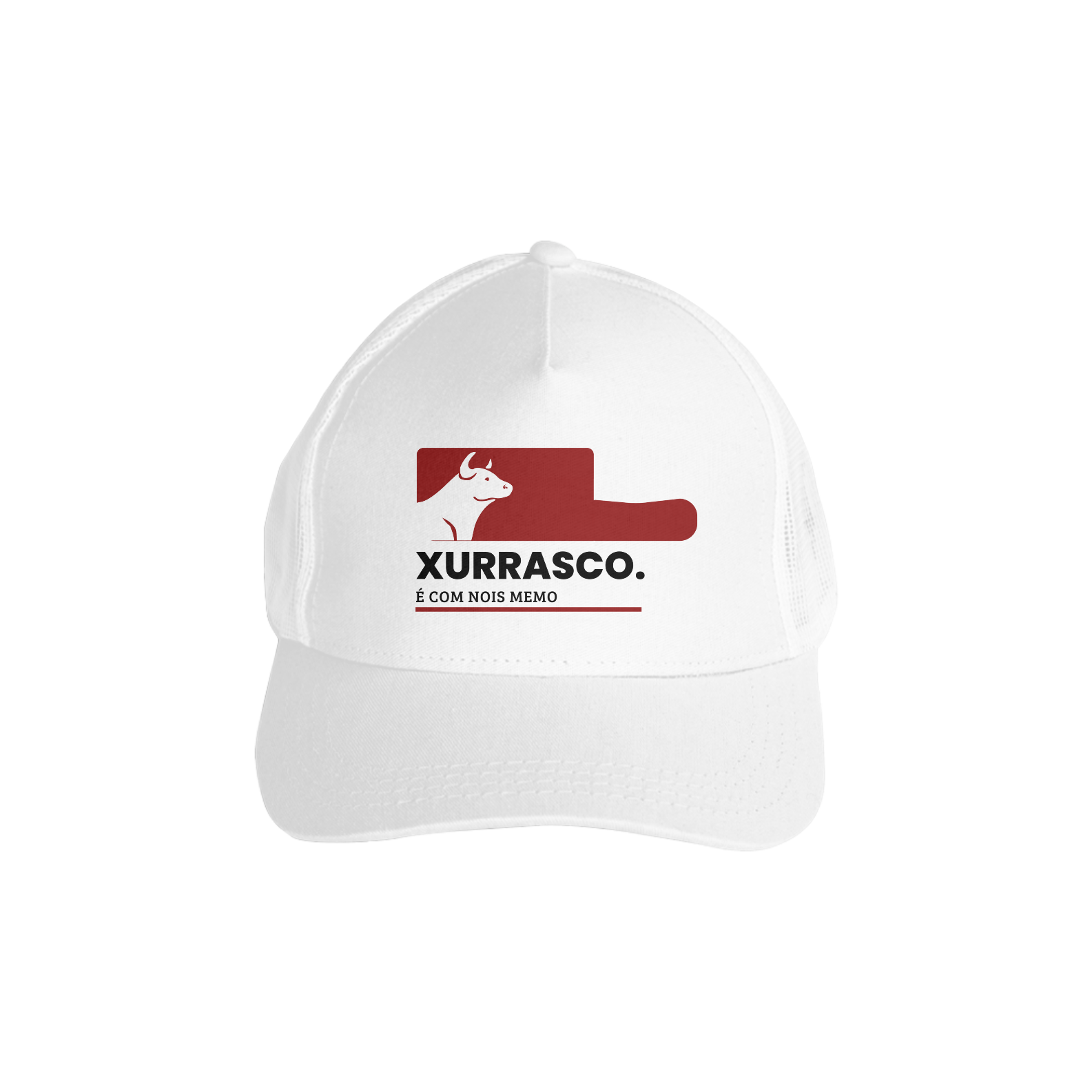 Nome do produto: Boné Americano / Xurrasco É Com Nois Memo