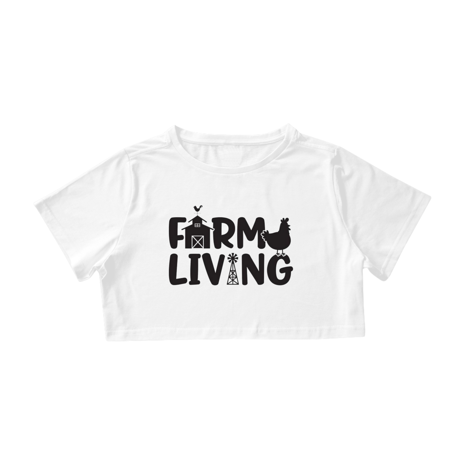 Nome do produto: Camisa Cropped / Farma Living