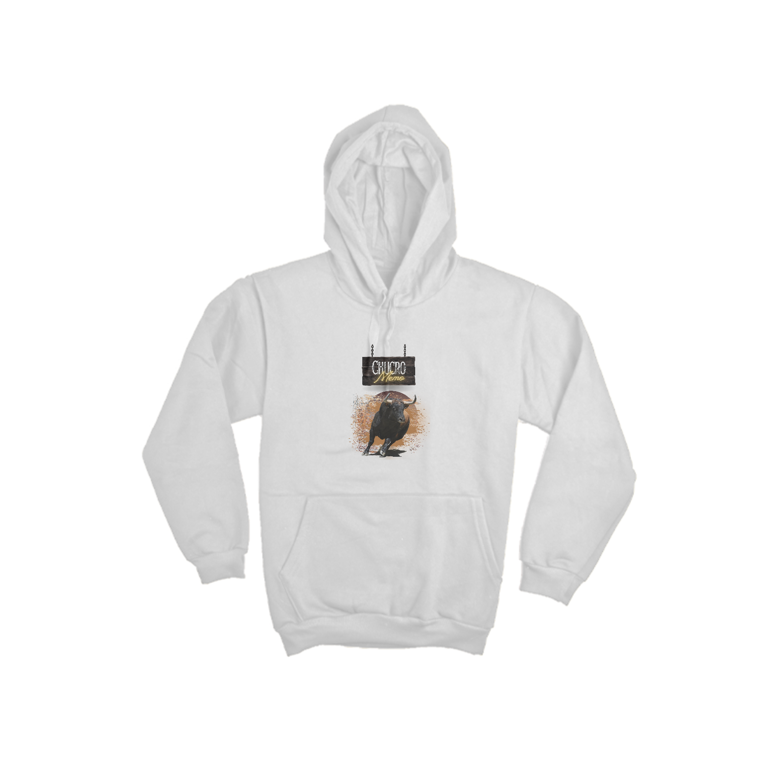 Nome do produto: Moleton Canguru Unissex / Touro Chucromemo