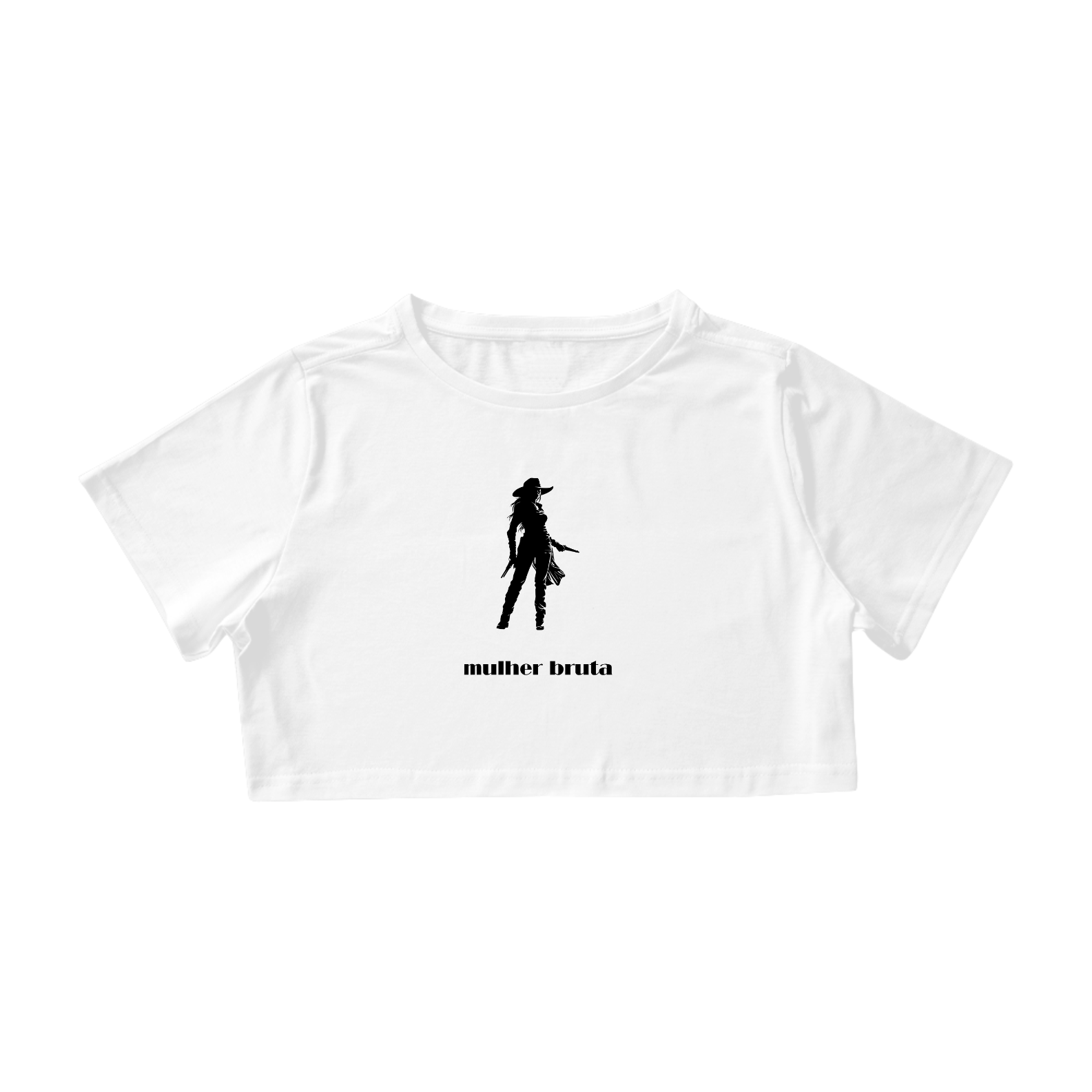 Nome do produto: Camisa Cropped / Mulher Bruta