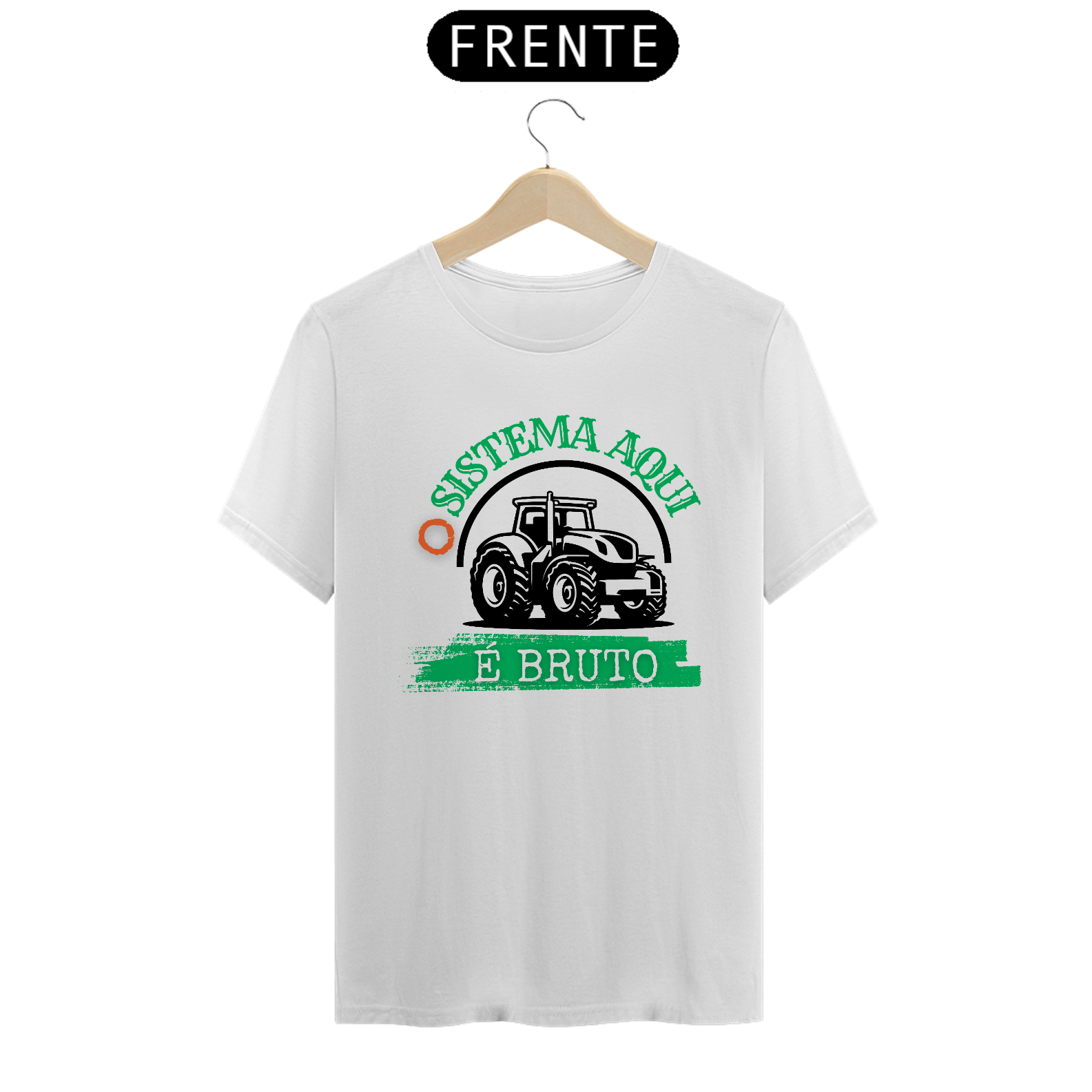 Nome do produto: Camiseta T-Shirt Classic Unissex / O Sistema É Bruto 