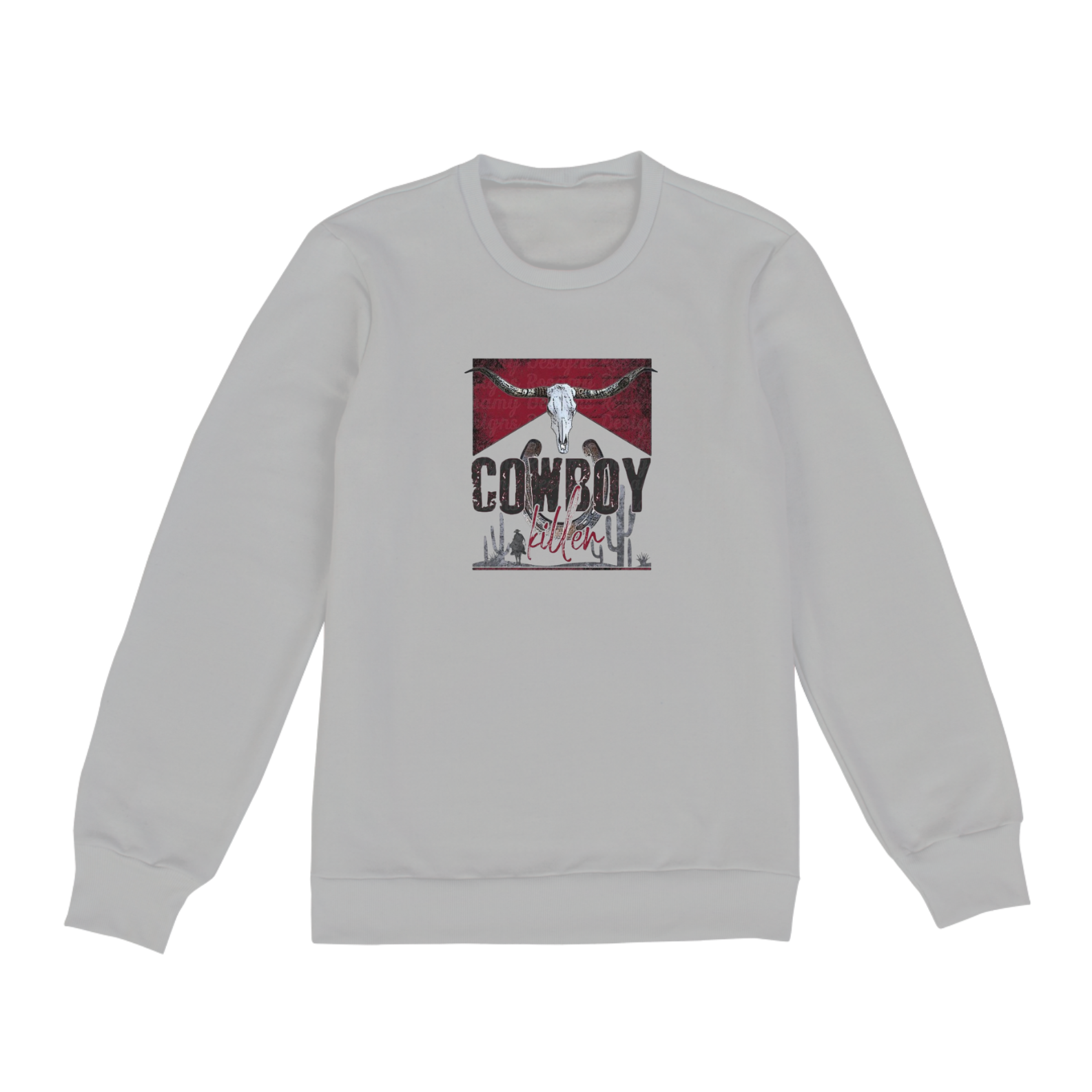 Nome do produto: Moleton Fechado Unissex / Cowboy Killer Red