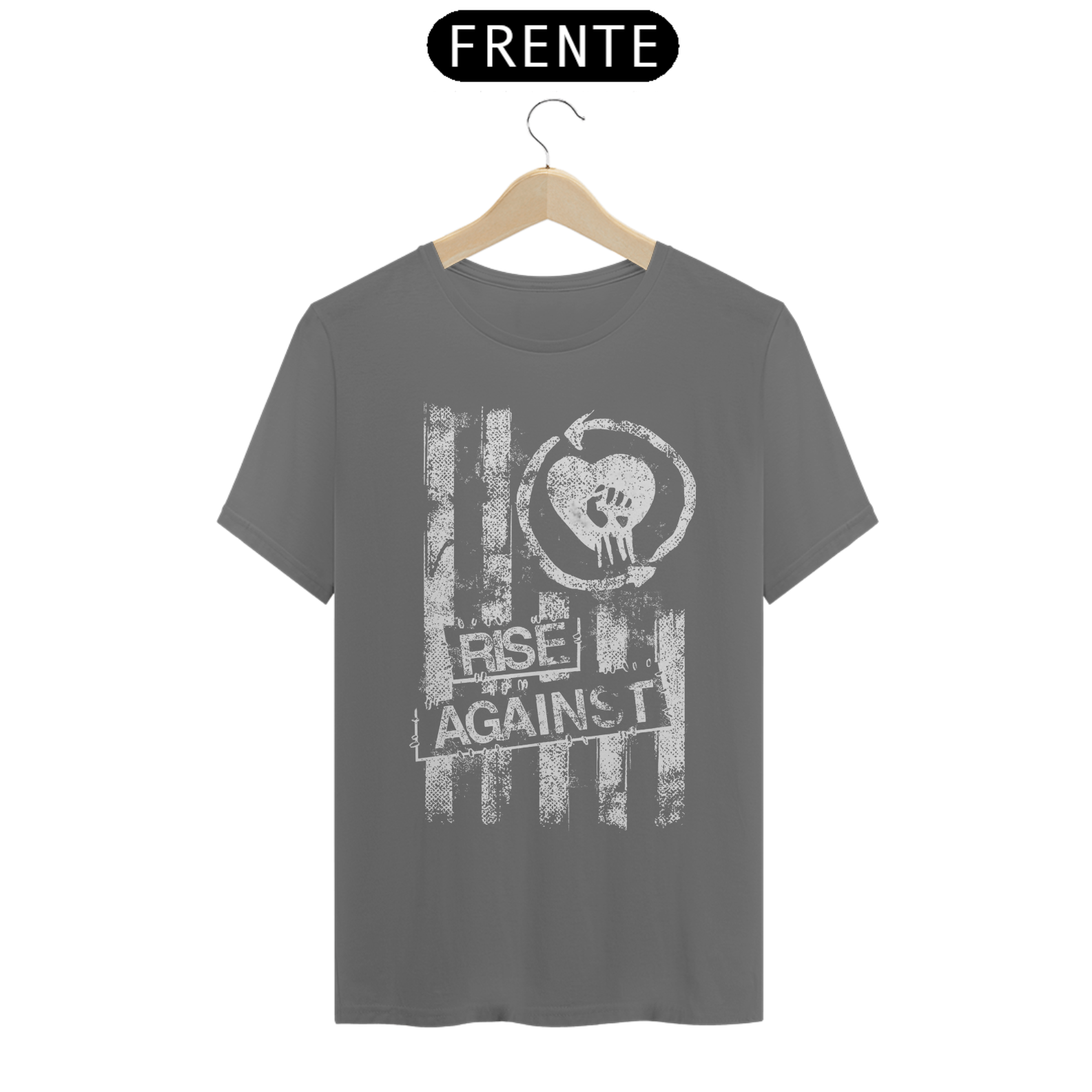 Nome do produto: Camiseta T-Shirt Estonada / Rise Against