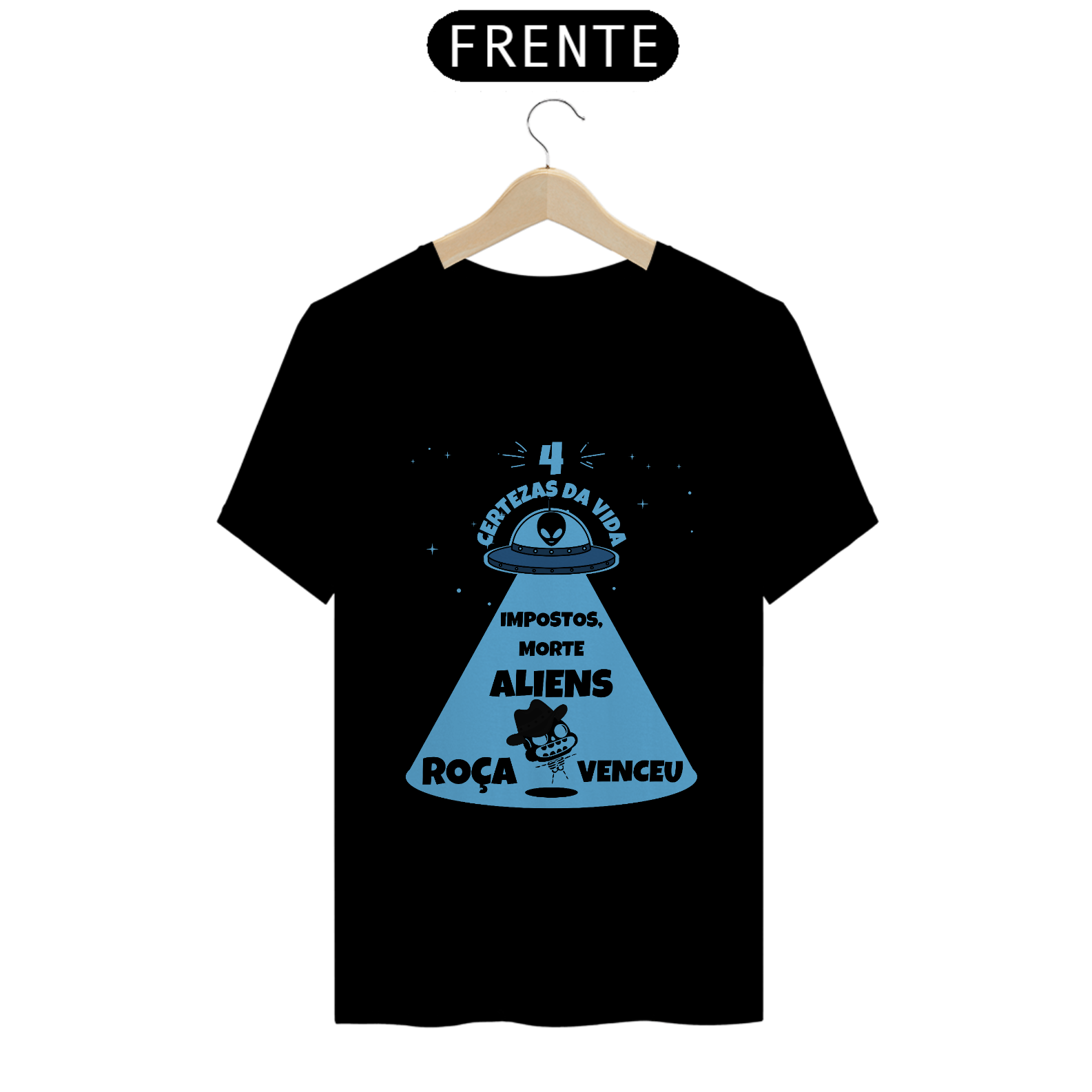 Nome do produto: T-shirt Classic / 4 Certezas da Vida