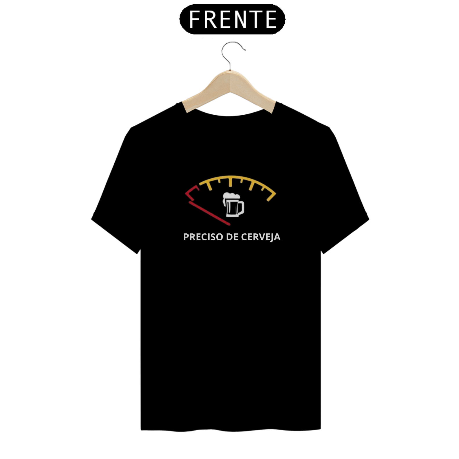 Nome do produto: T-shirt Classic Unissex / Preciso de Cerveja