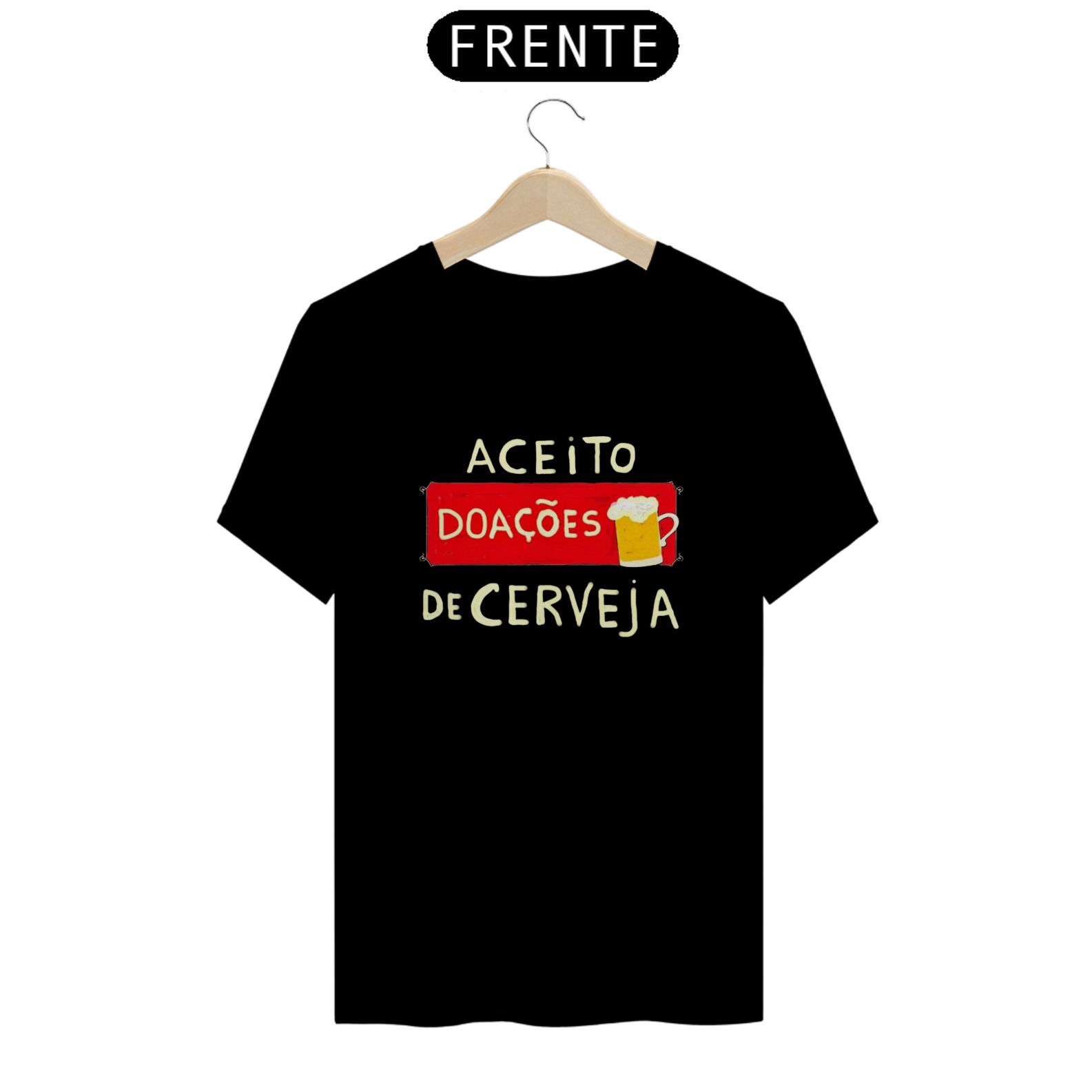 Nome do produto: T-shirt Classic Unissex / Aceito Doações