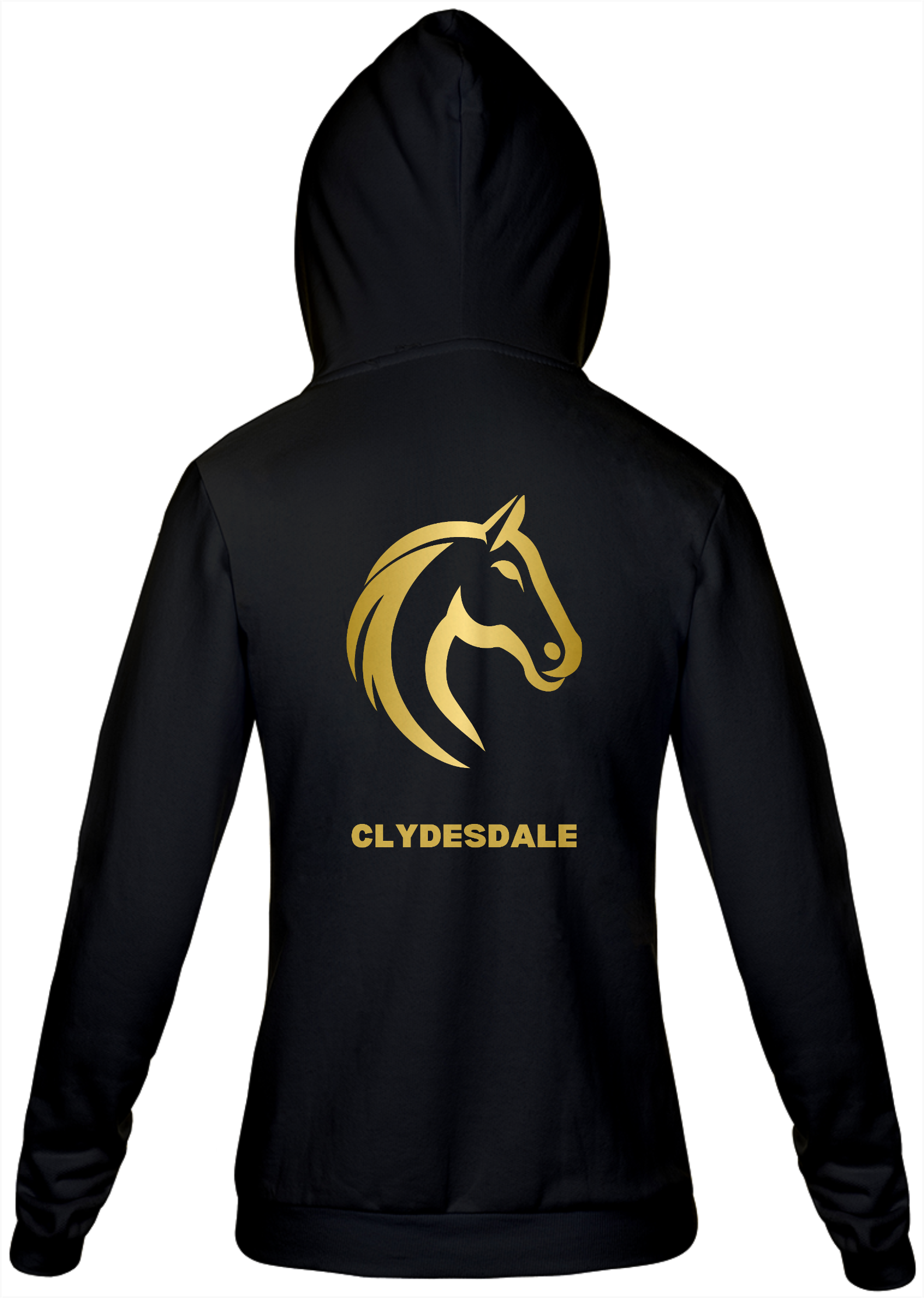 Nome do produto: Moleton Com Zíper/ Cavalo Clydesdale