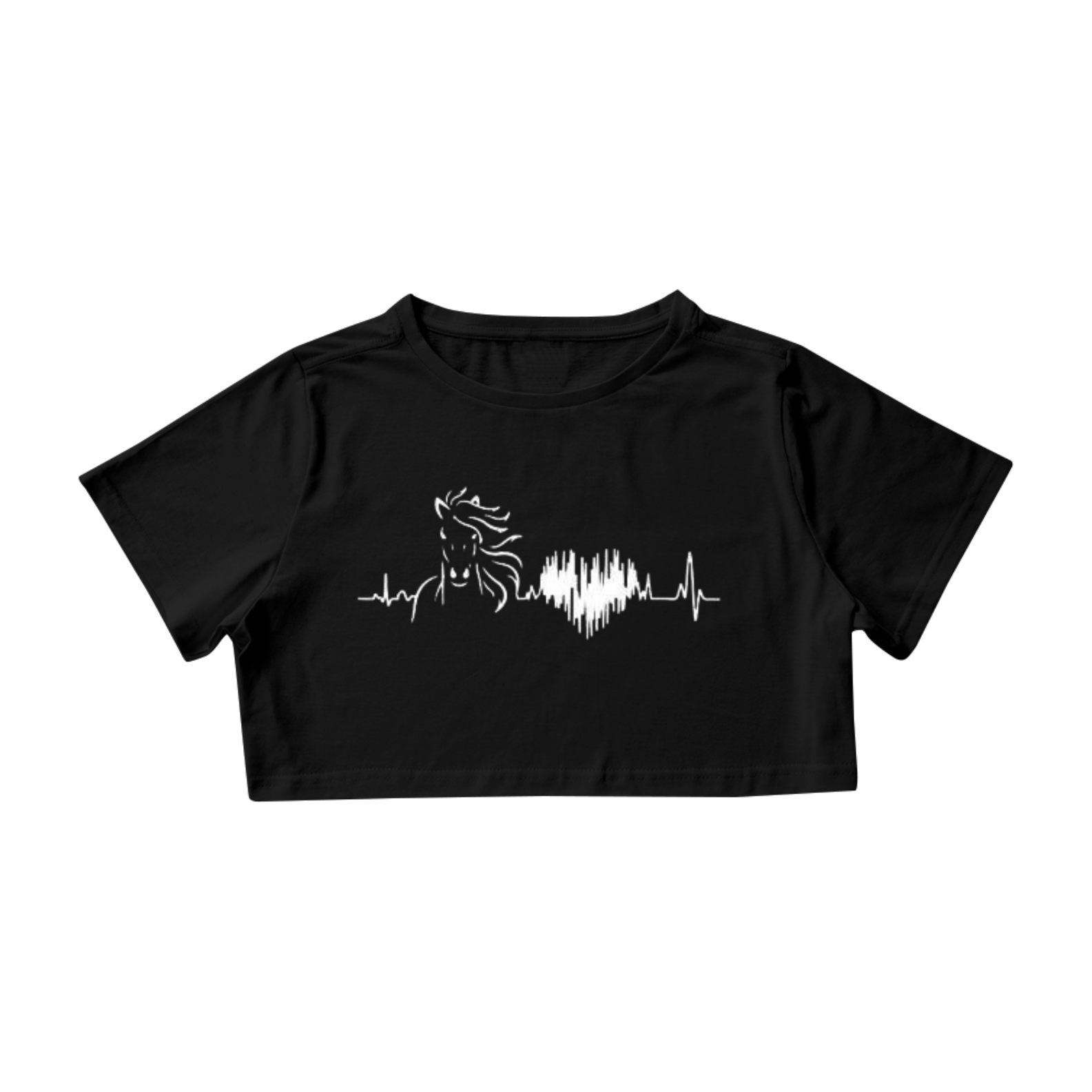 Nome do produto: Camisa Cropped / Batimento Horse