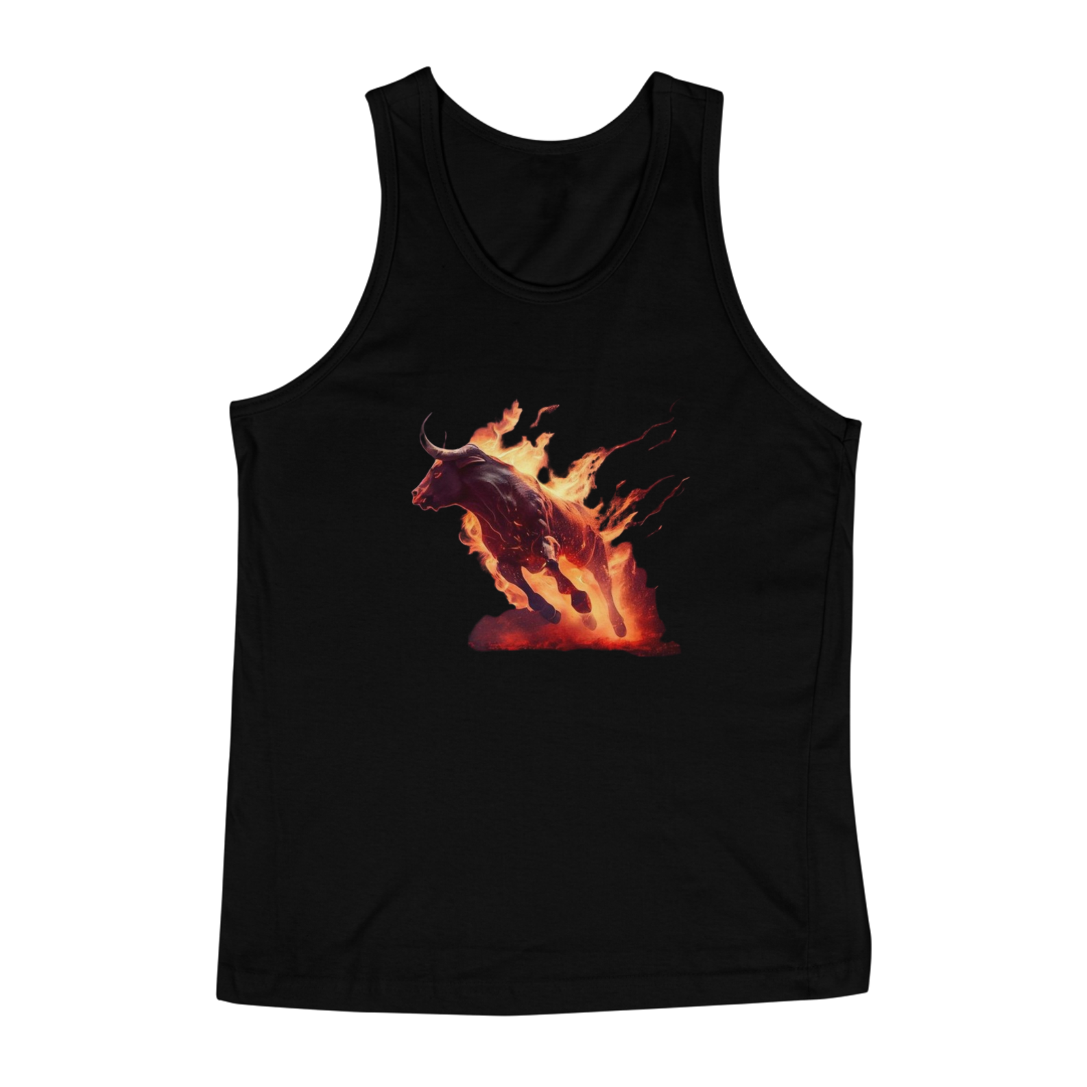 Nome do produto: Regata Masculina / Touro Fire