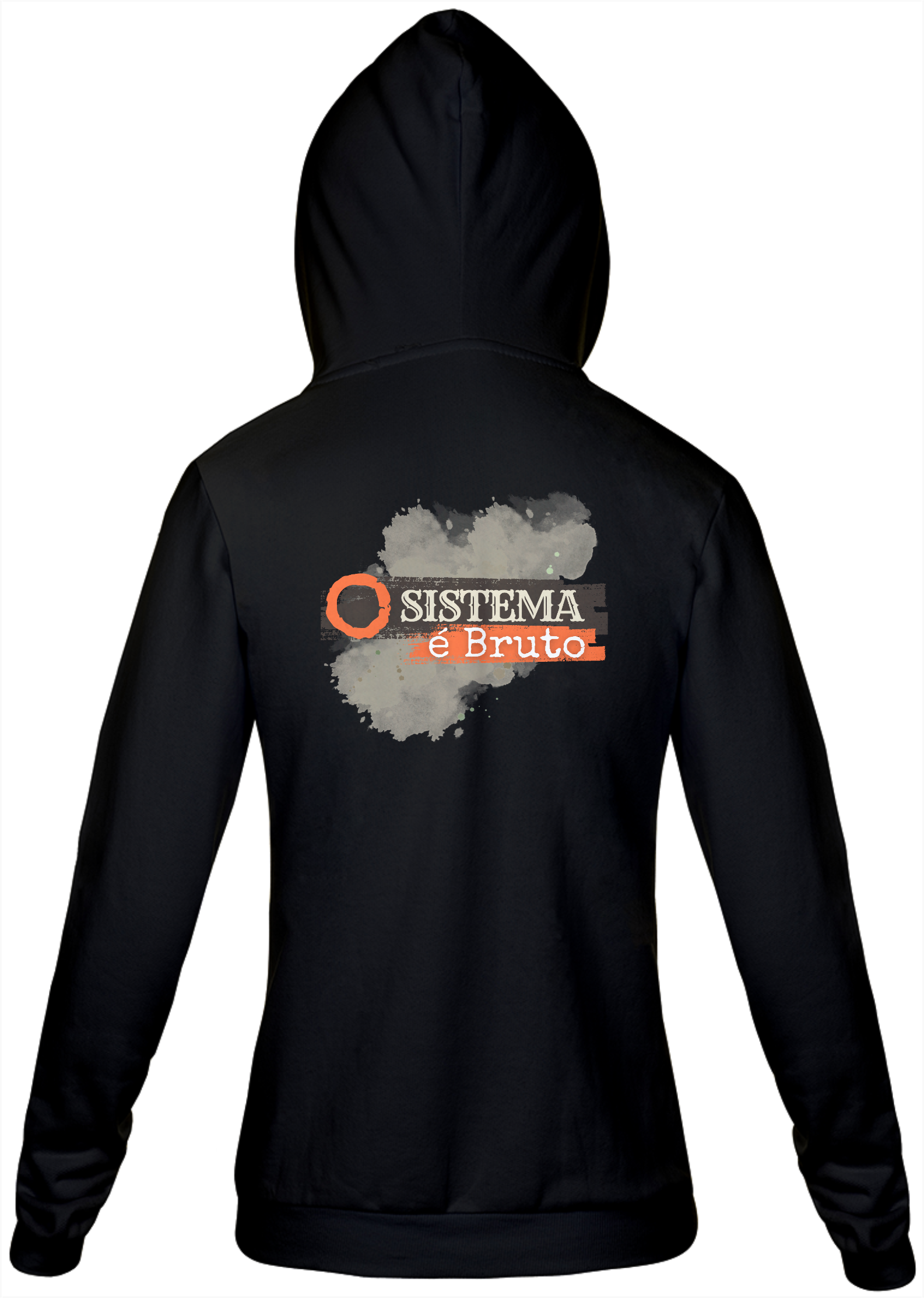 Nome do produto: Moleton Com Zíper / O Sistema É Bruto