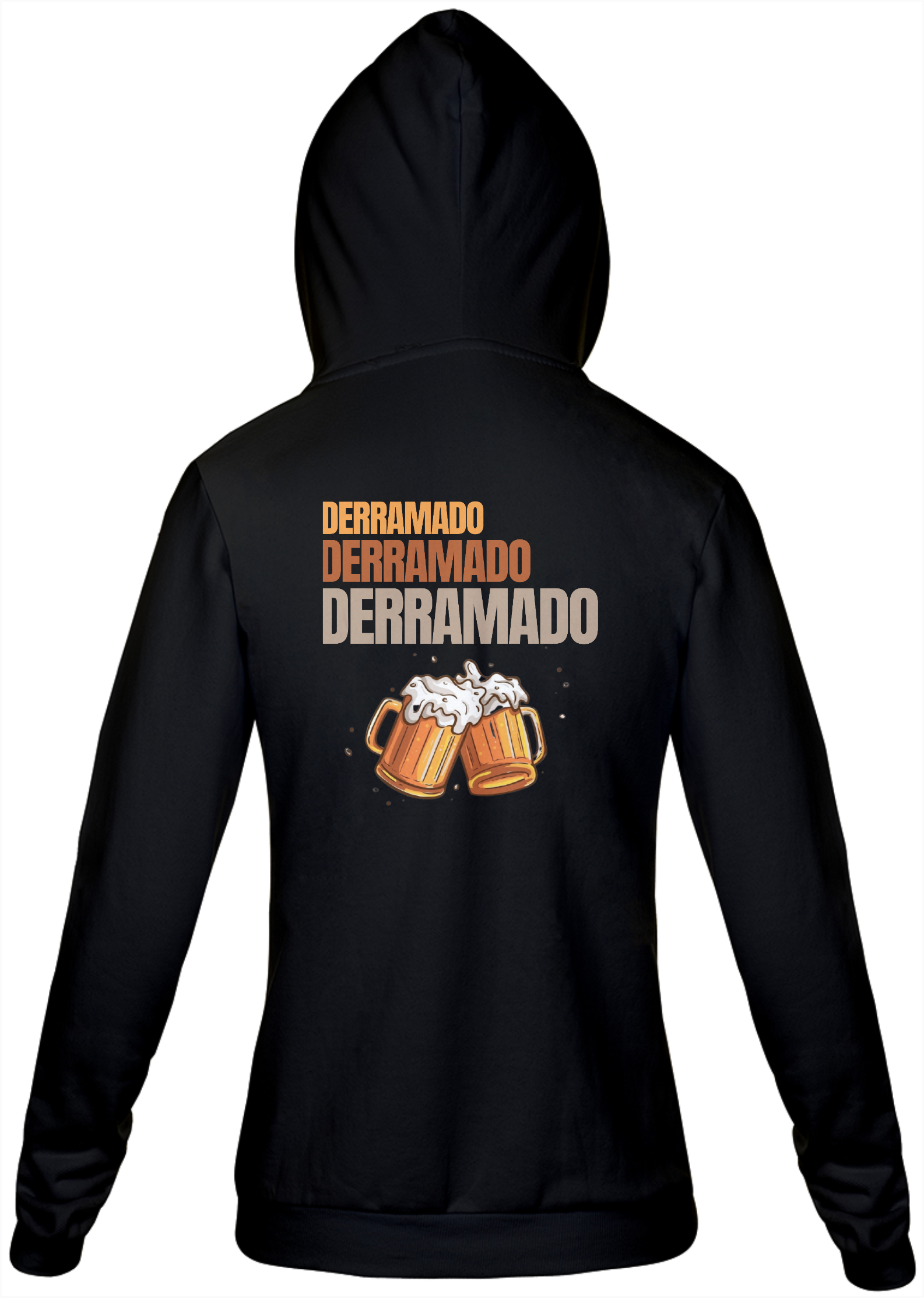 Nome do produto: Moleton Com Zíper / Derramado