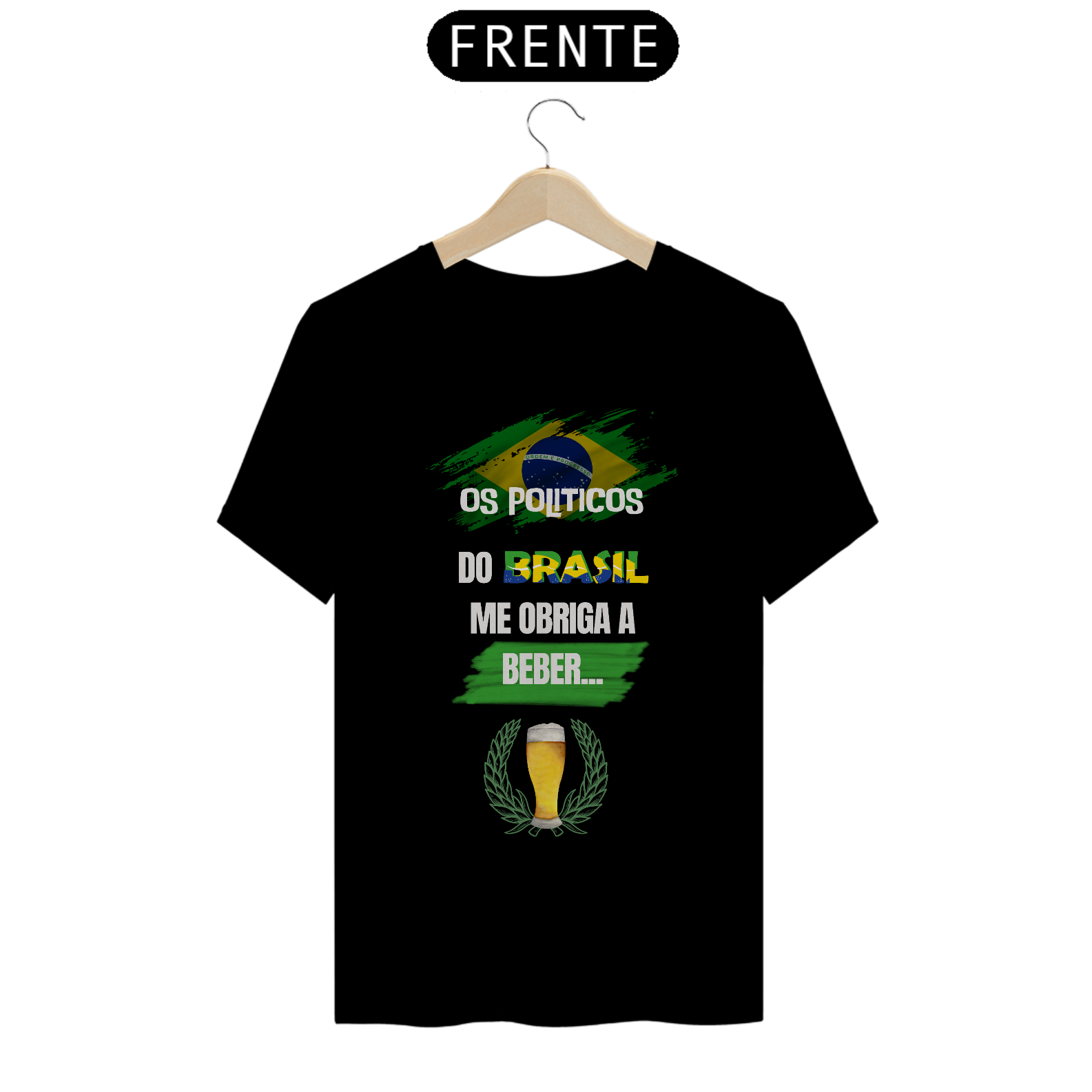 Nome do produto: Camiseta T-Shirt Classic Unissex / Os Políticos Do Brasil