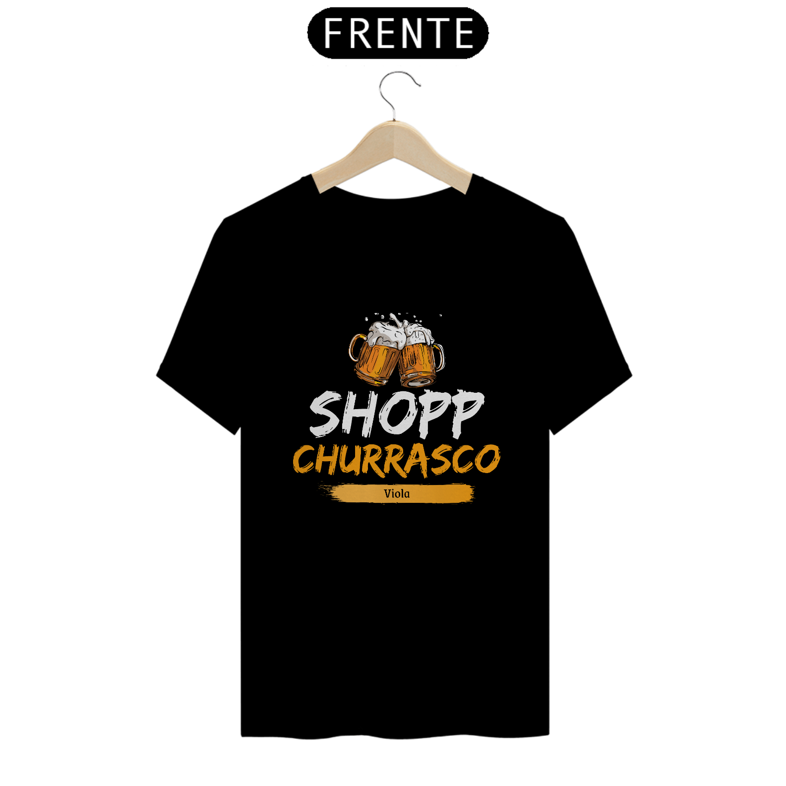 Nome do produto: Camiseta T-Shirt Classic Unissex / Shopp Churrasco Viola