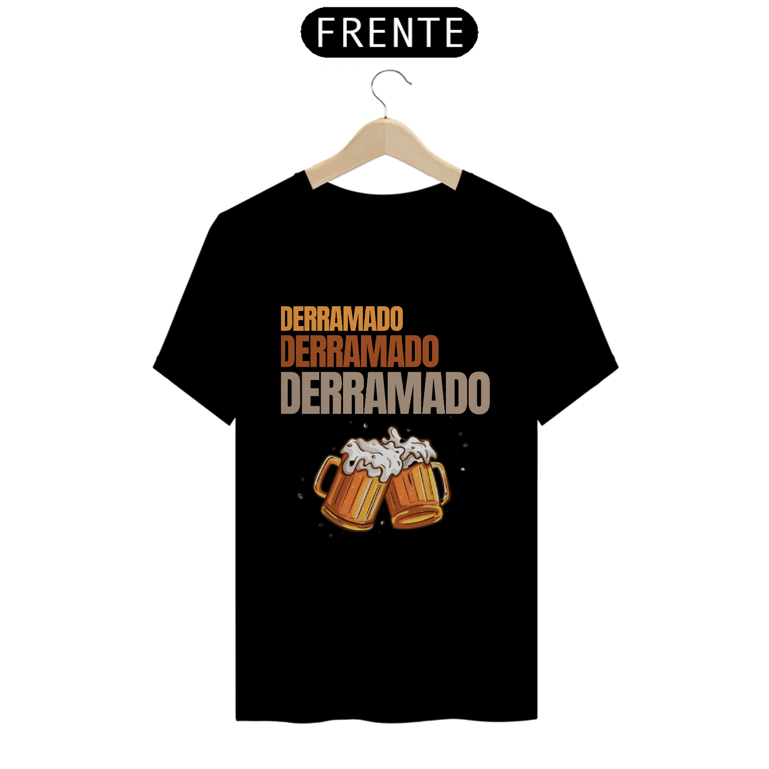 Nome do produto: Camiseta T-Shirt Classic Unissex / Derramado