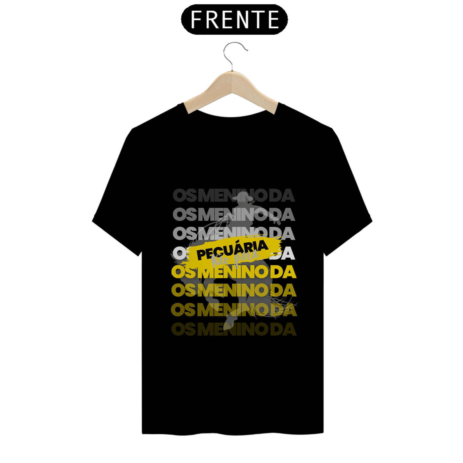 Nome do produto: Camiseta T-Shirt Classic Masculino / Os Menino Da Pecuária Não Para