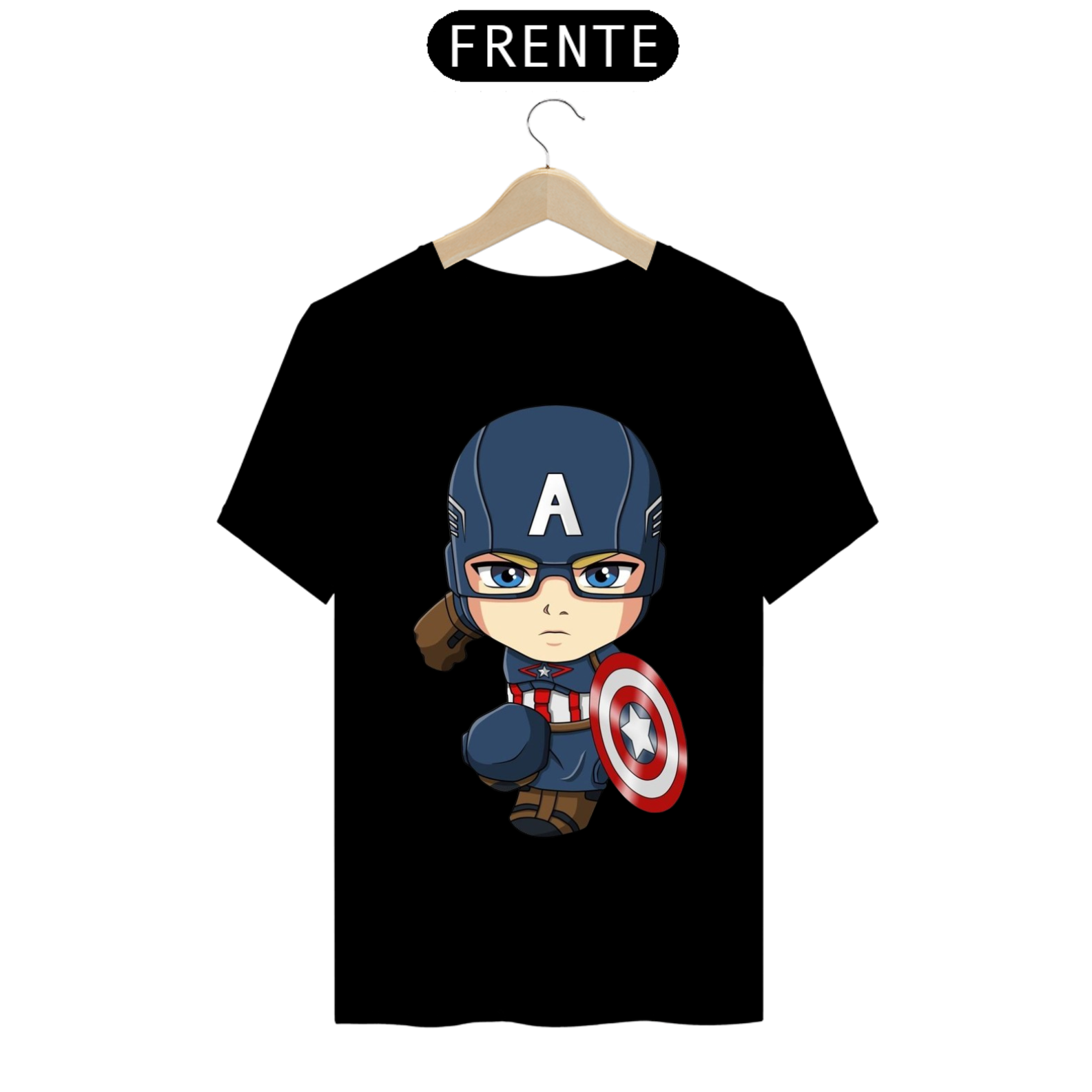 Nome do produto: T-Shirt Mini Capitão América