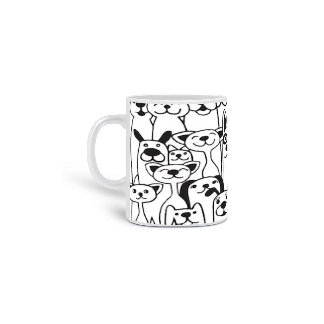 Nome do produto: Caneca animais grupo