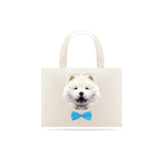 Ecobag Chow Chow Creme de Gravatinha