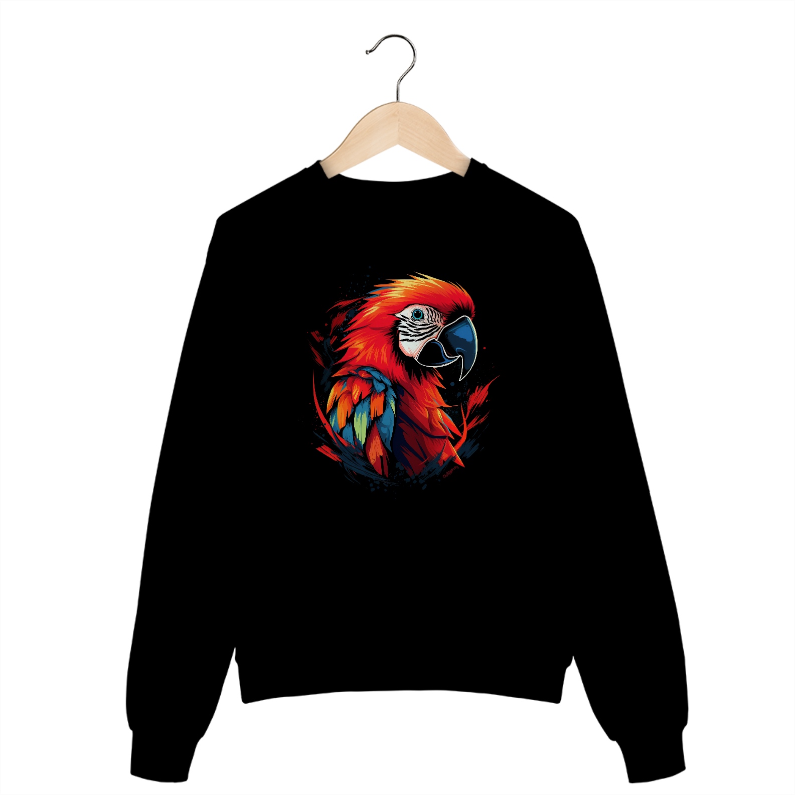 Moletom Blusão Arara Vermelha