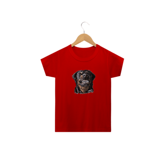 Camiseta Infantil Rottweiler Bravo