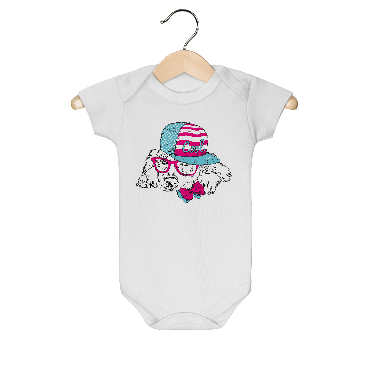 Body Bebê Cachorro Cool