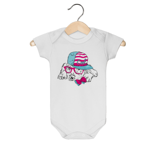 Body Bebê Cachorro Cool