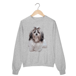 Moletom Blusão Shih Tzu Realista