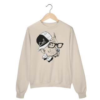 Moletom Blusão Pitbull de Boné e Óculos