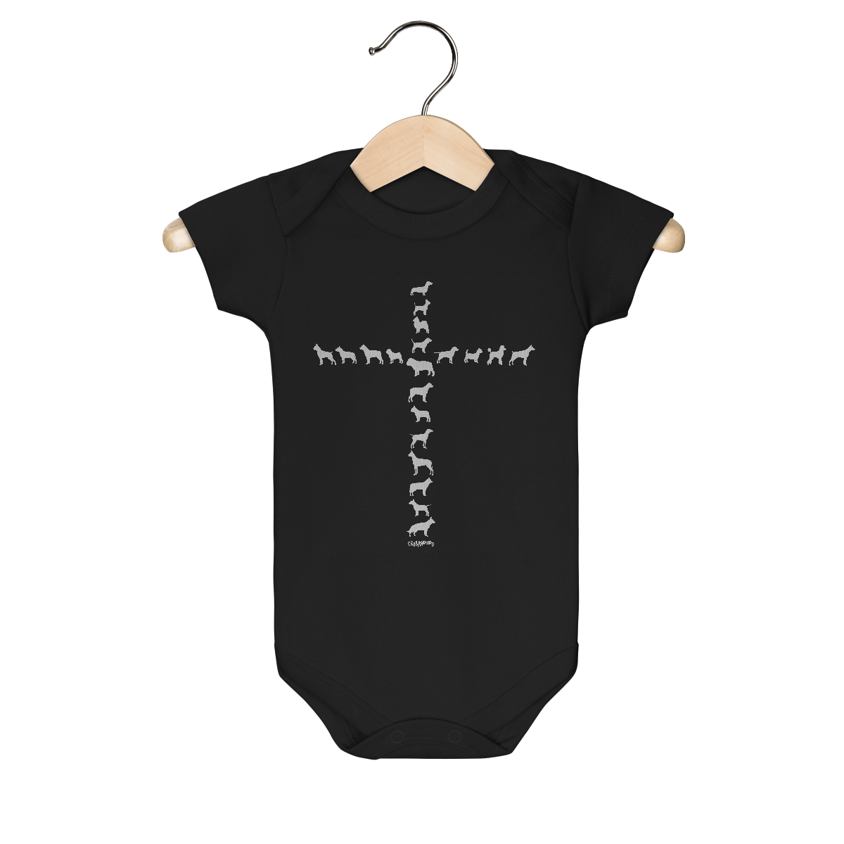 Body Bebê Cachorro Cruz - Amizade Fiel